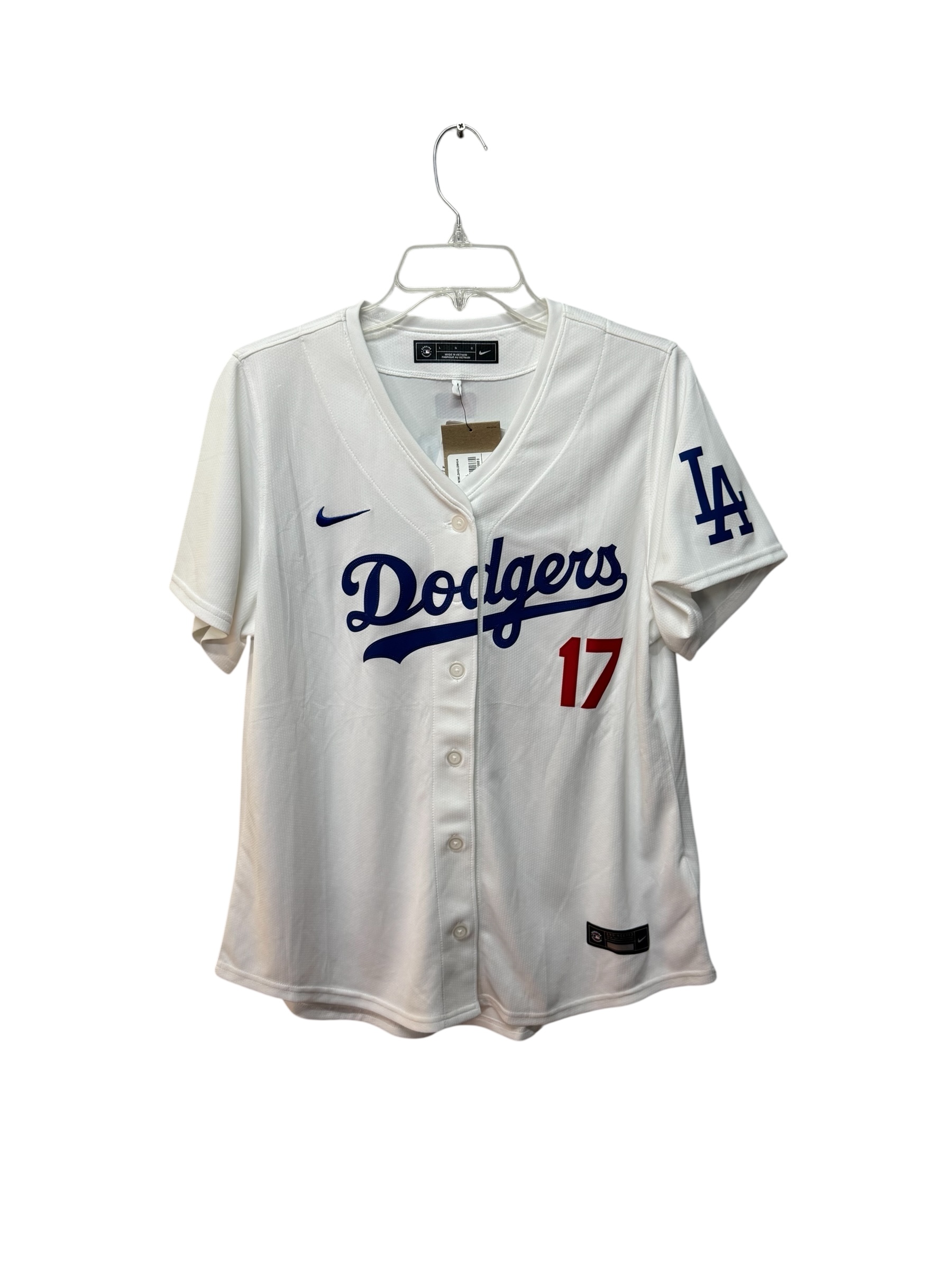Jersey Original Nike Beisbol MLB Dodgers Los Angeles dama #17 T773-LDWH.