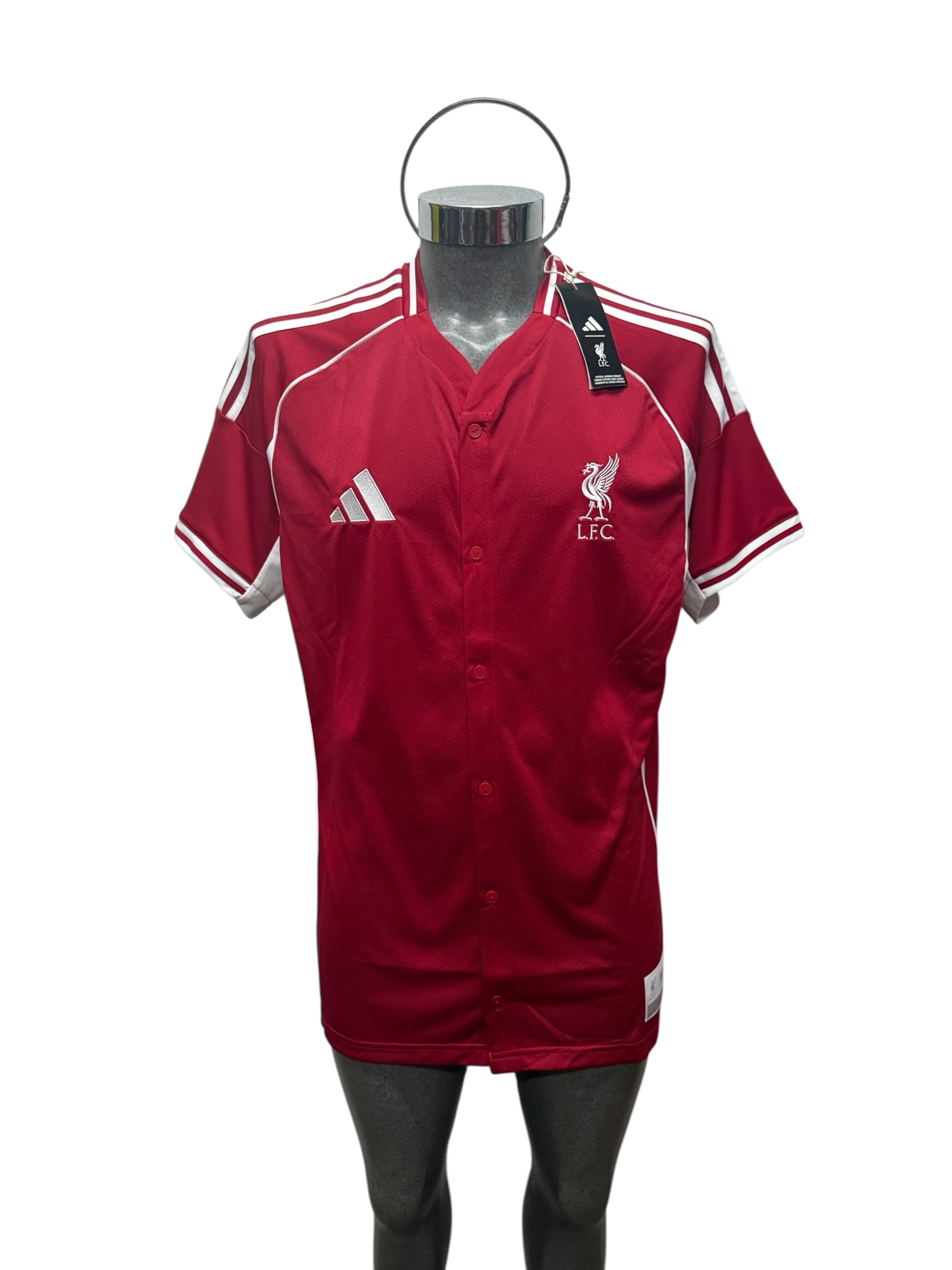 Jersey original Adidas  Liverpool de Inglaterra camisa pre-match JW5480