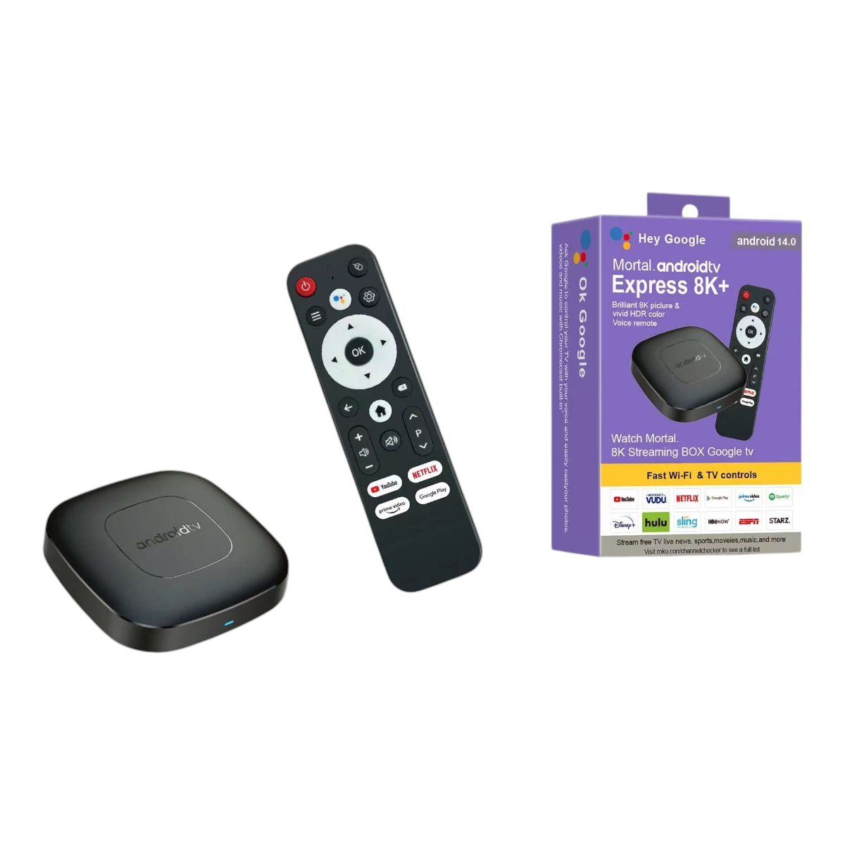Android TV box 14 8K Mortal T1