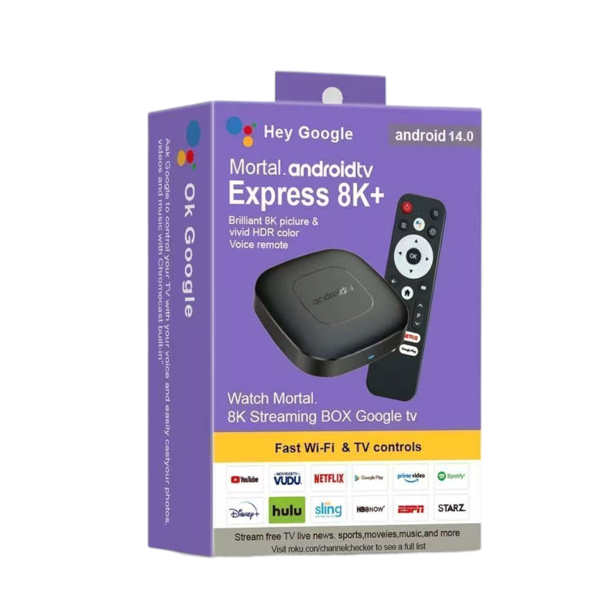 Android TV box 14 8K Mortal T1