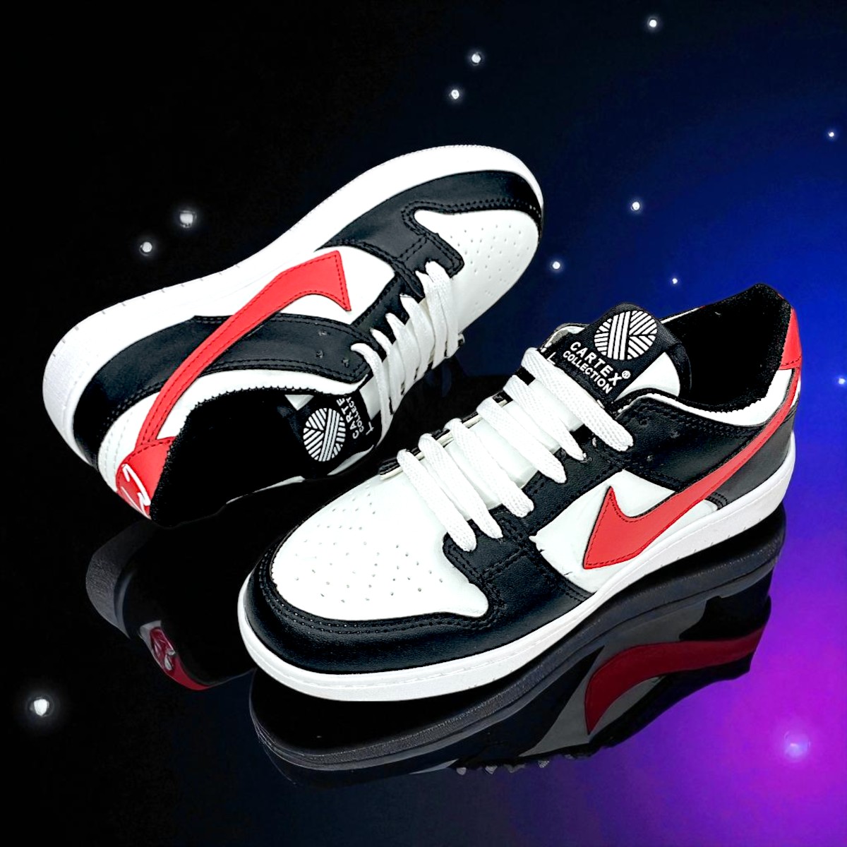 Tenis blancos de diseño icónico para outfit casual o deportivo