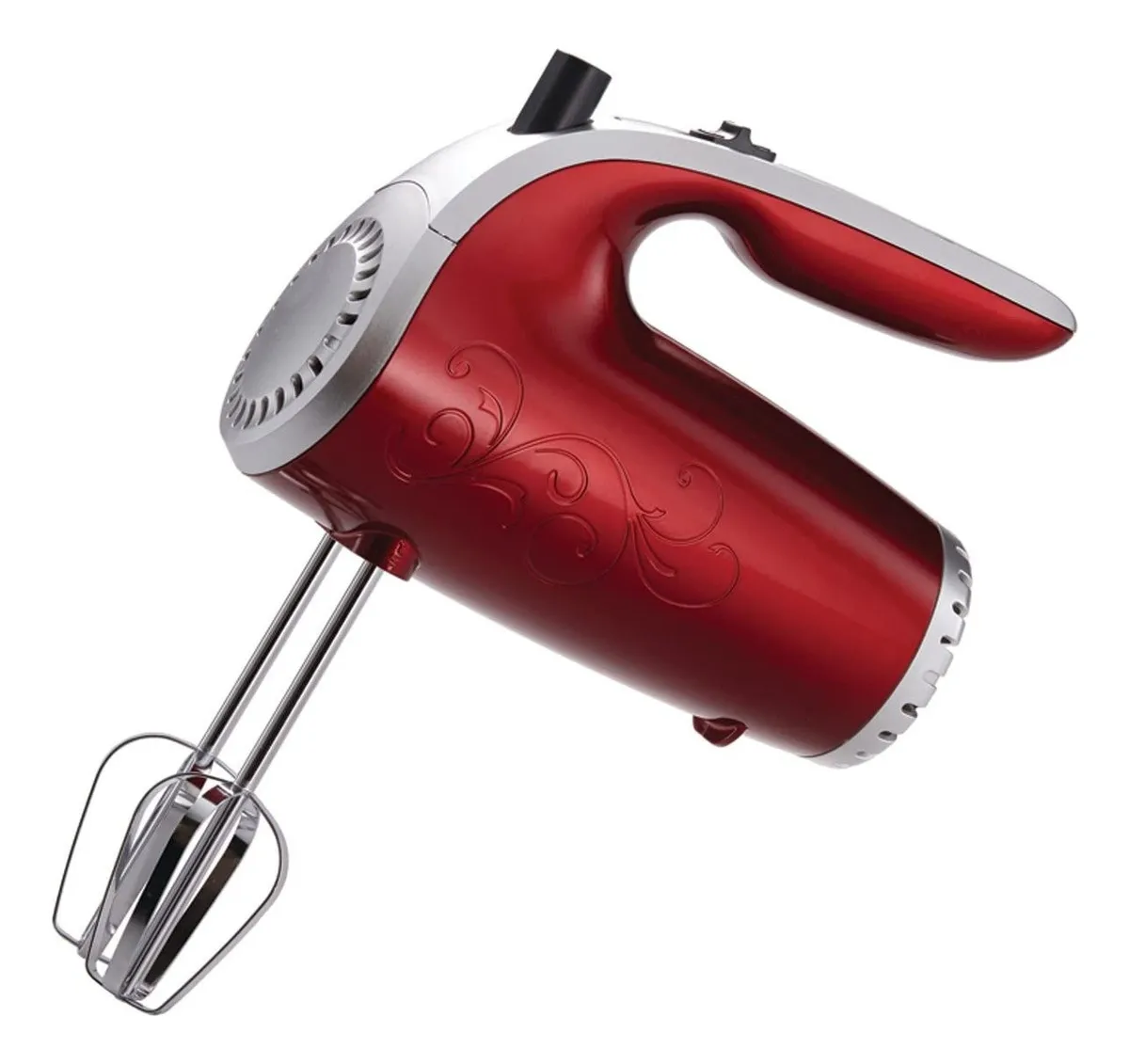 Brentwood Batidora Eléctrica De Mano, Color Rojo