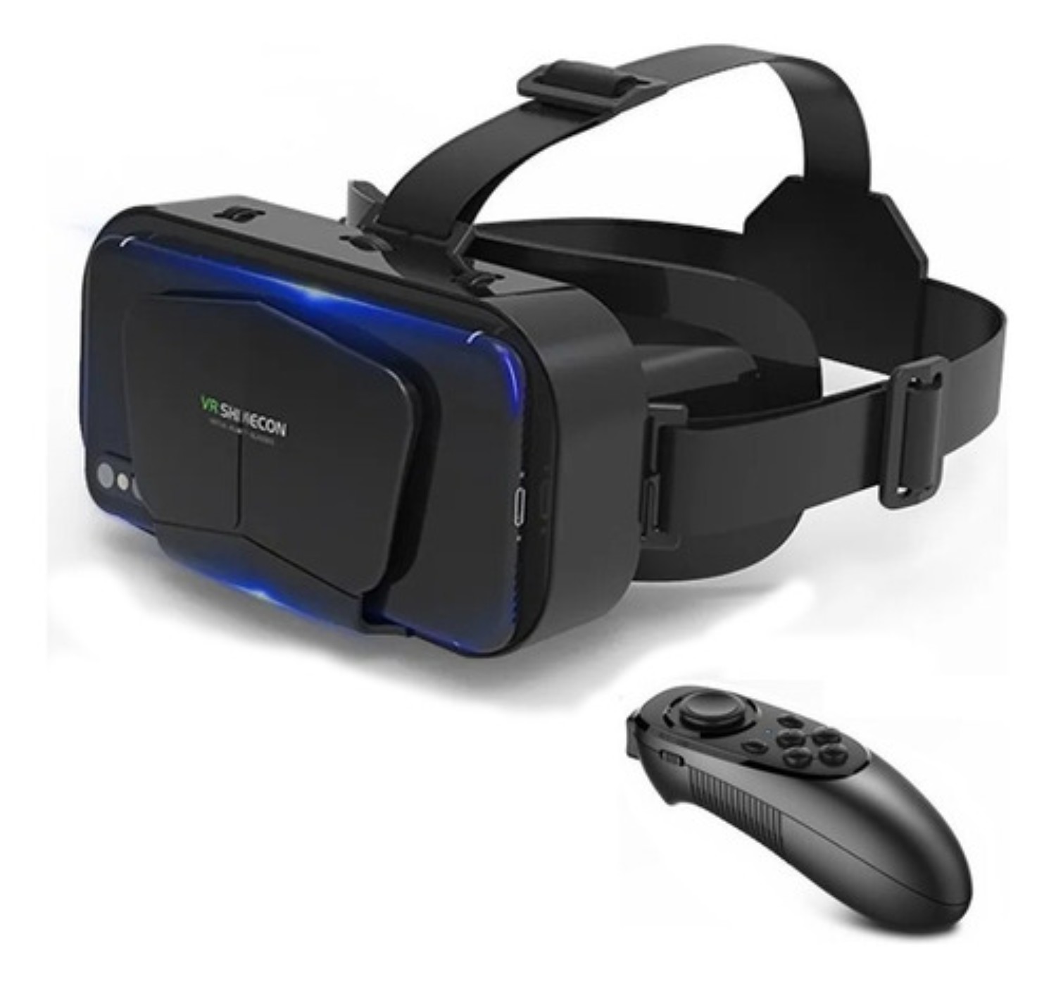 Gafas De Realidad Virtual 3d Con Control Negro