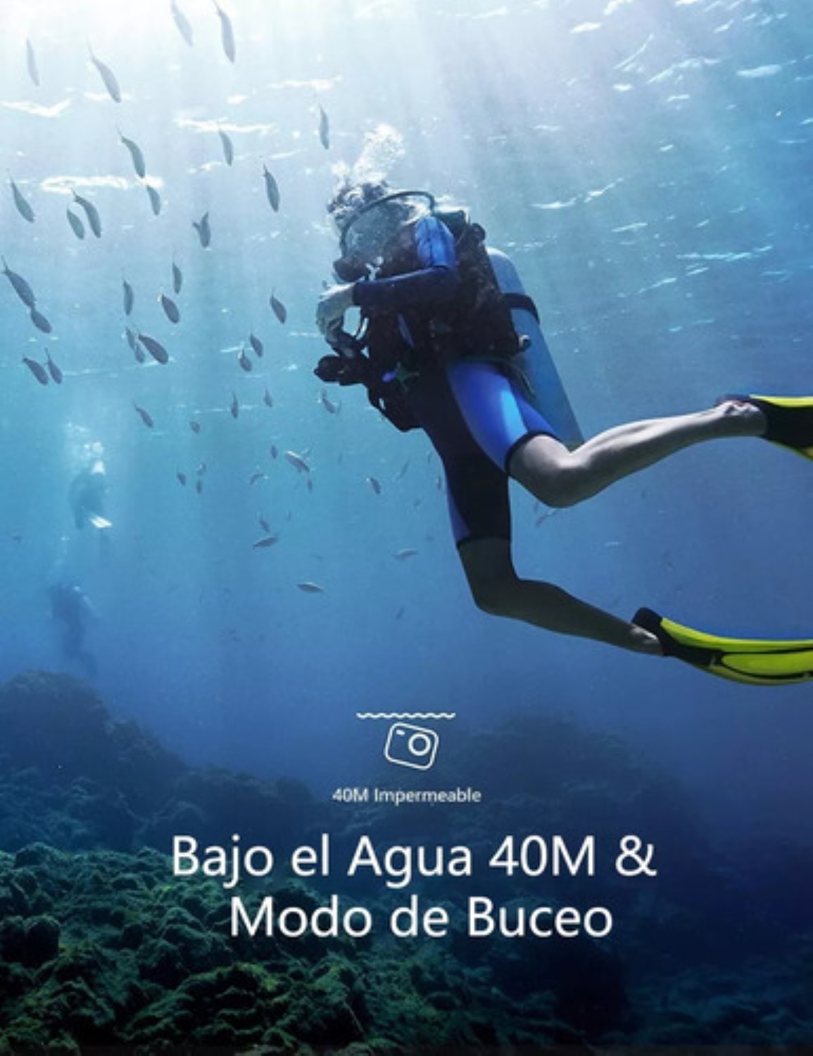 Cámara De Acción Deportiva Wifi 4k 20mp Con Micrófono Externo Negro