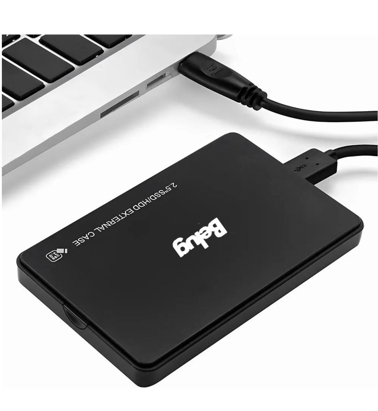 Carcasa Disco Duro Externo Case Belug Disco Duro 2,5 Usb 3.0 Negro