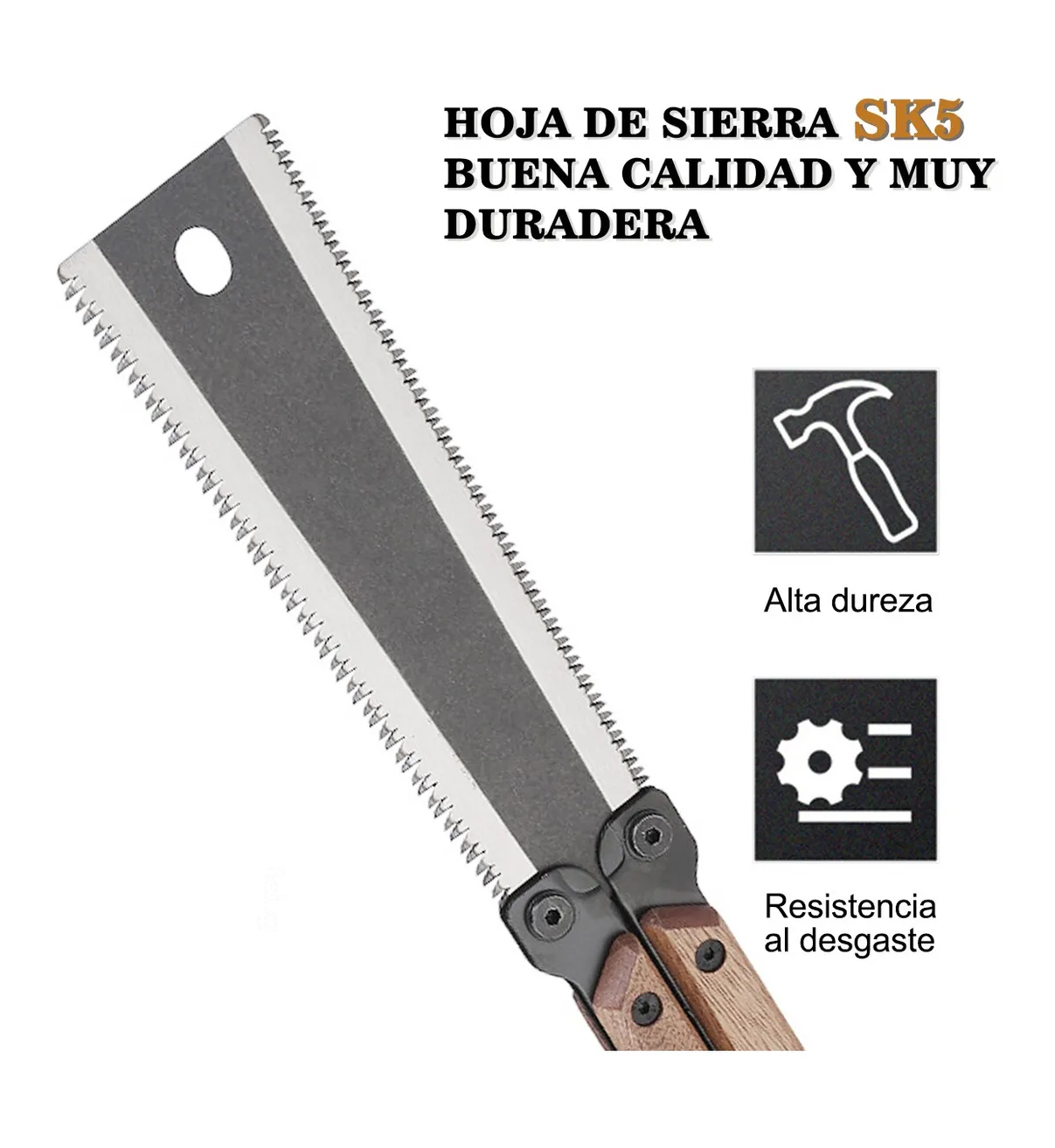 Serrucho Japonés Portatil 30 Cm Doble Cierra Belug