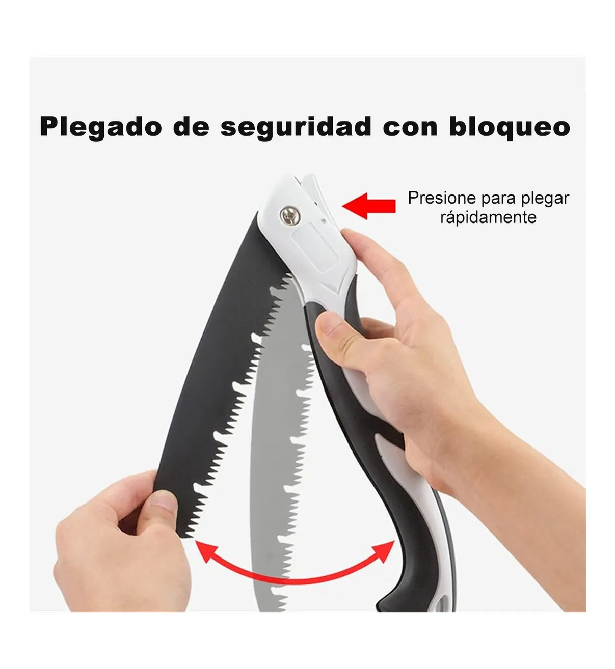 Serruchos Poda Plegable Con Hoja Endurecida Forma De U 3pzs Belug