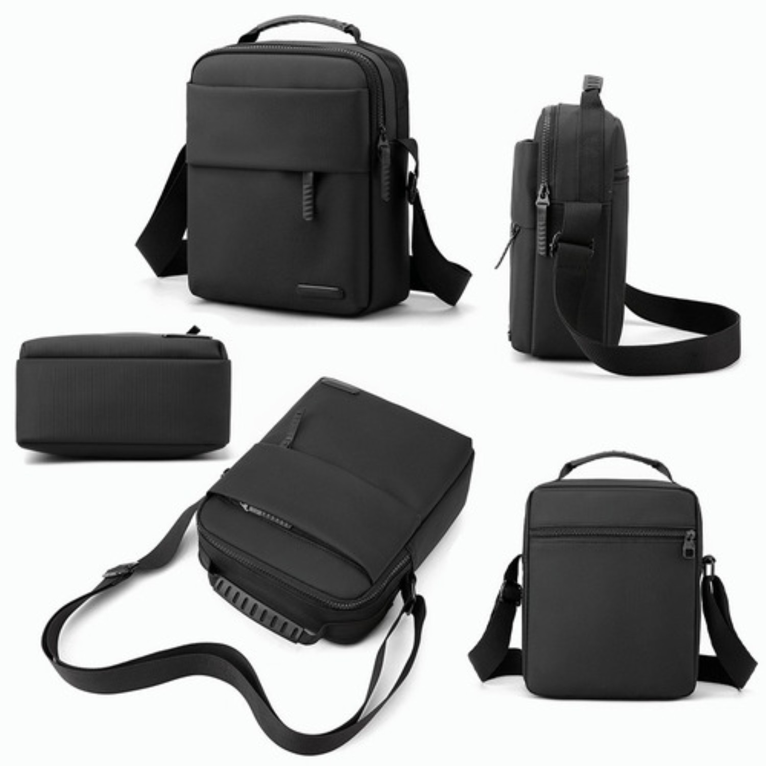 Bolso De Mensajero Bolso Casual Bolso De Hombro Para Hombre Gris