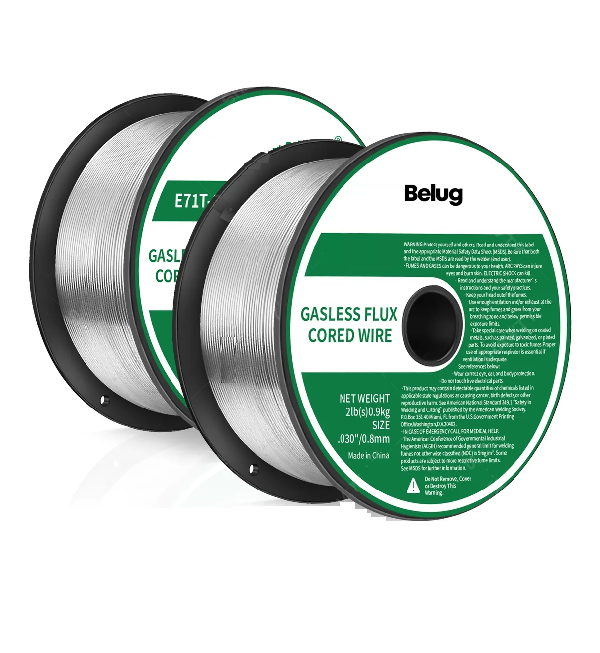 Soldadura Microalambre Flux Core E71t-gs 0.8mm1kg 2pz Belug