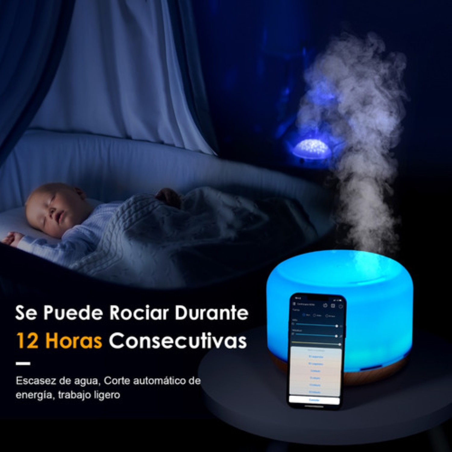 Difusor Aceites Esencias Para Electrico Humidificador 500m