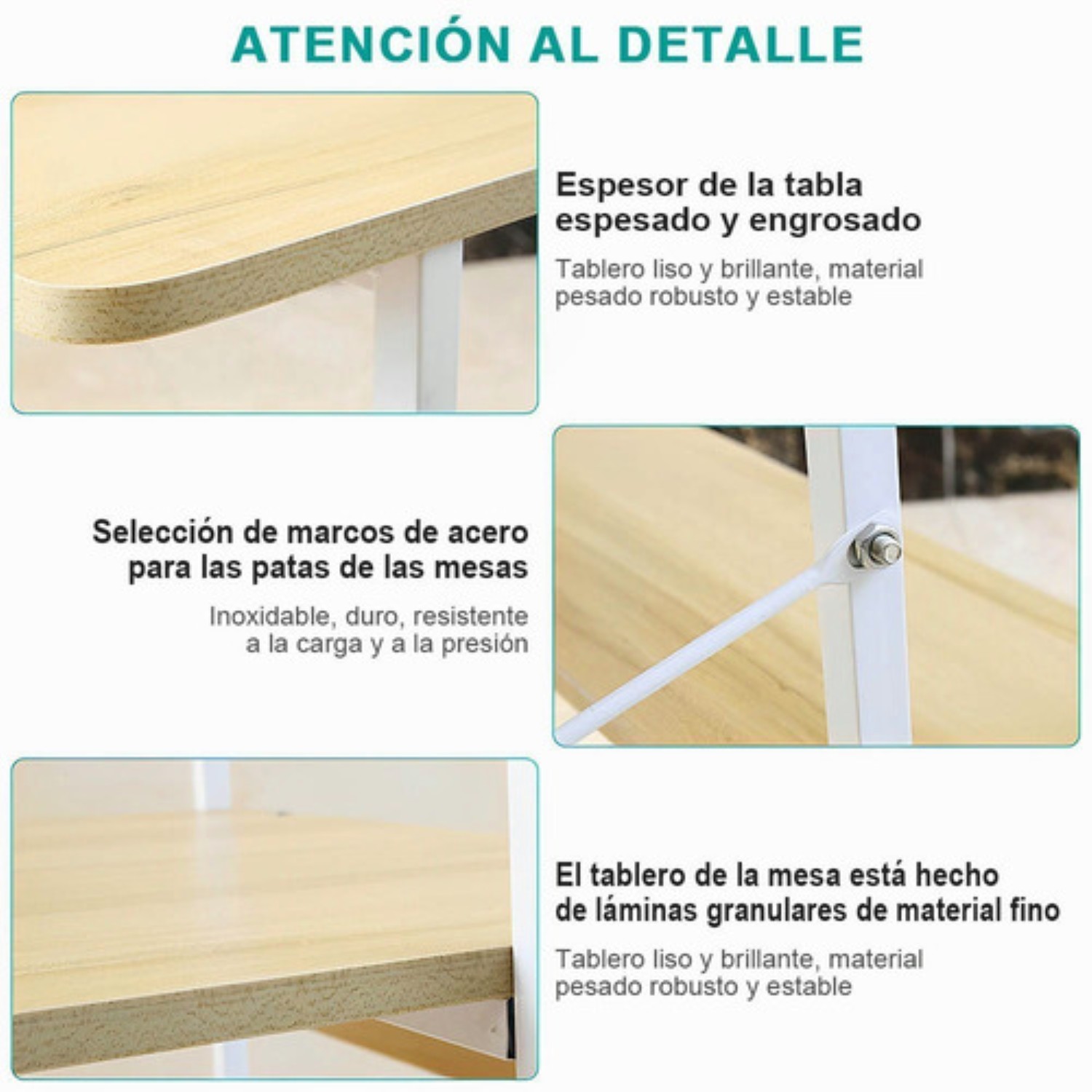 Oficina Minimalista Escritorio Mesa Para Computadora cafe
