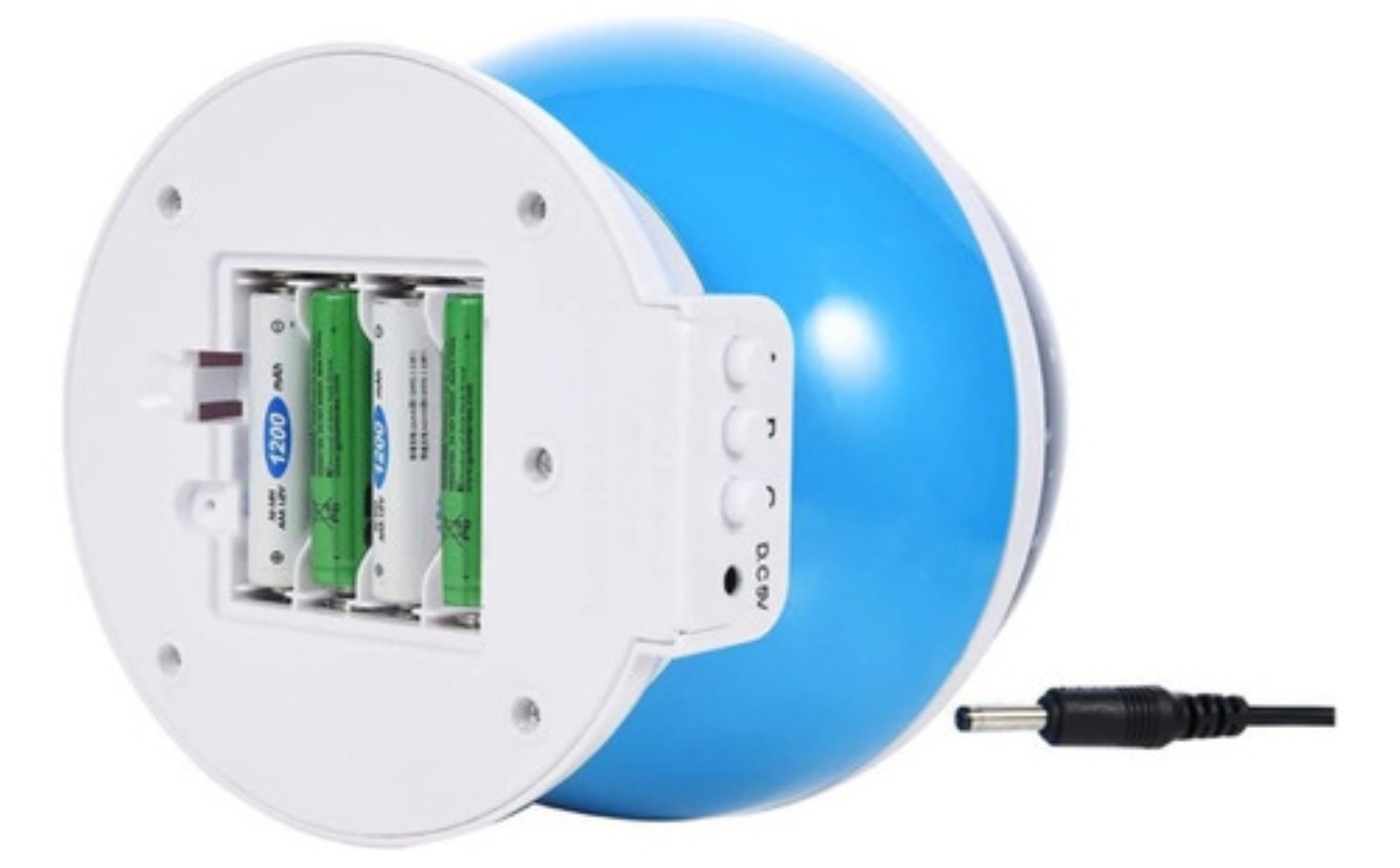 Lampara Proyector Estrellas Luz Led Giratoria AZUL CON BLANCO