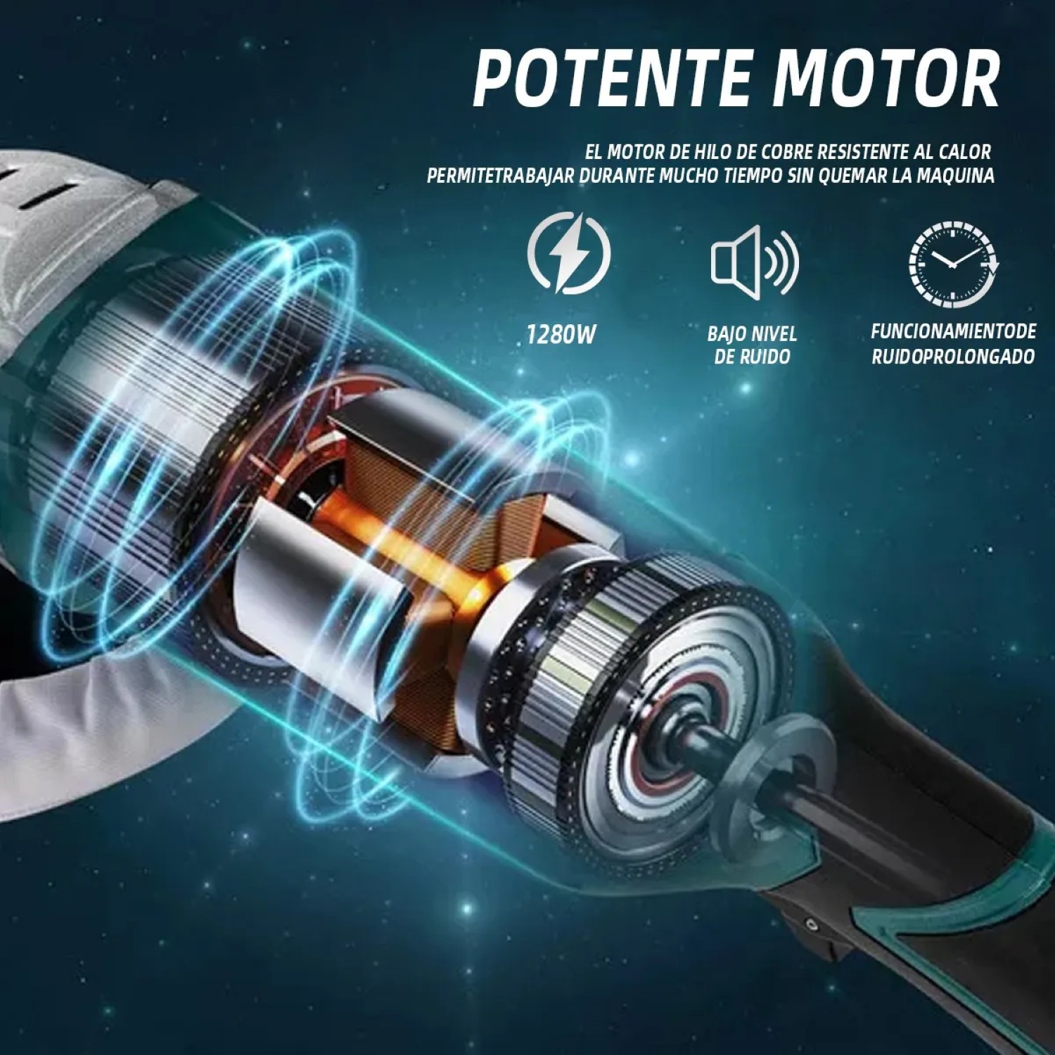 Pulidora Y Lijadora Profesional Para Autos VERDE CON PLATA