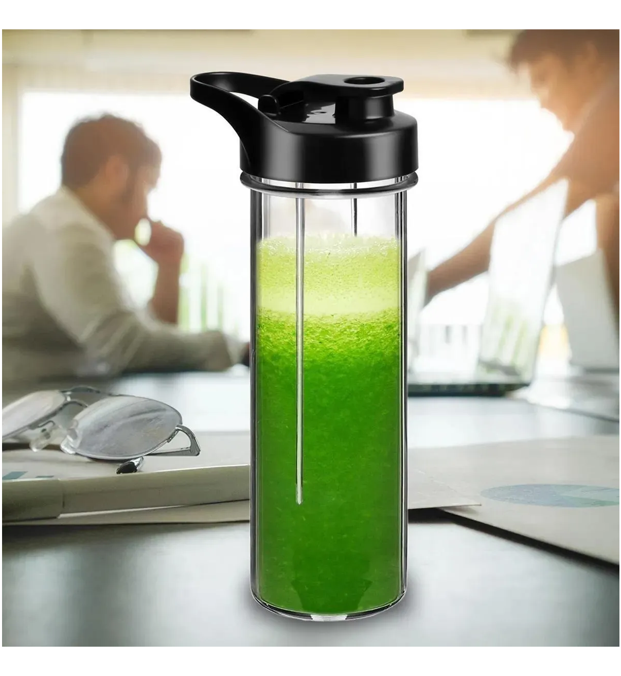 Licuadora Portátil Xl Belug 3 Vasos Sport Portatiles Negra