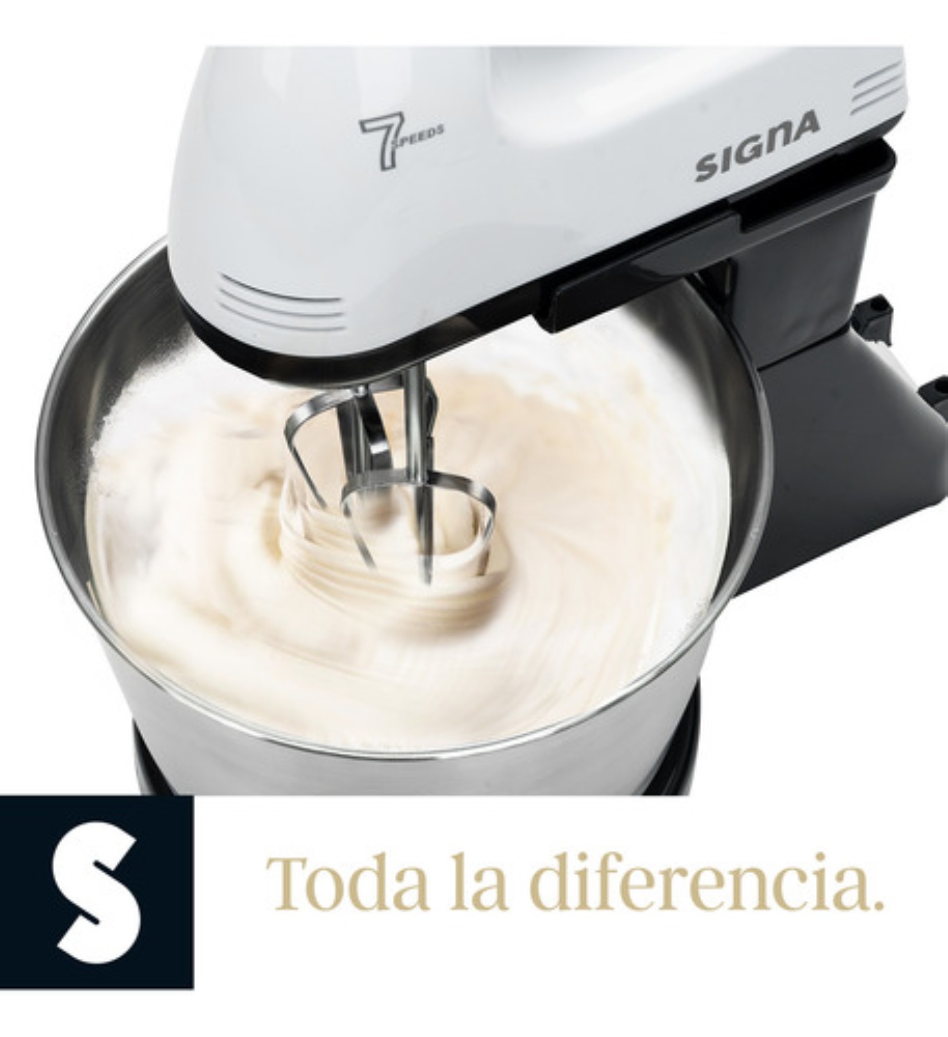 Batidora de pedestal gris 60 Hz 120 V Blanco Con Negro