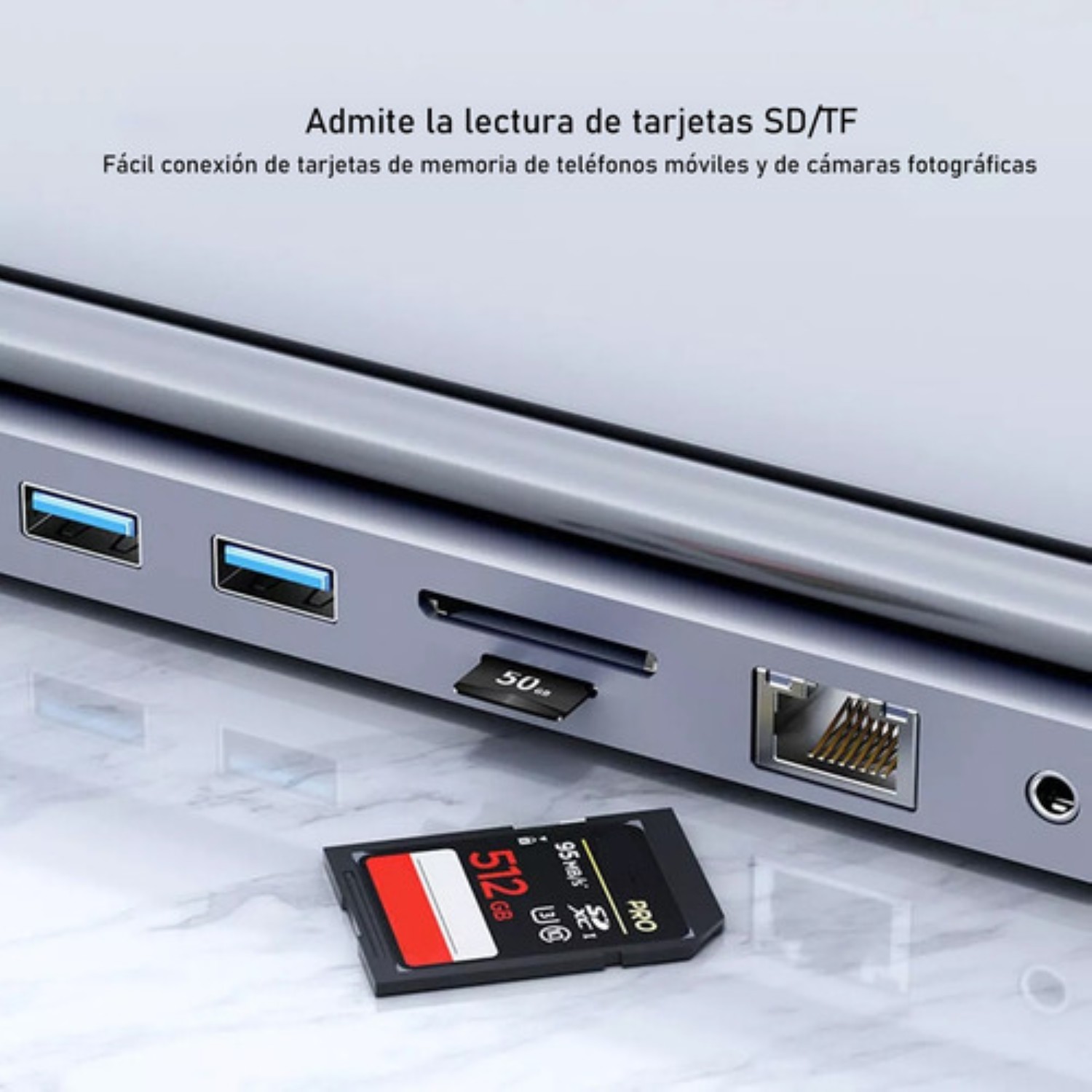 Usb Hub Tipo C 11 En 1 Para Macbook Pro/air Con Hdmi 4k,  Plata