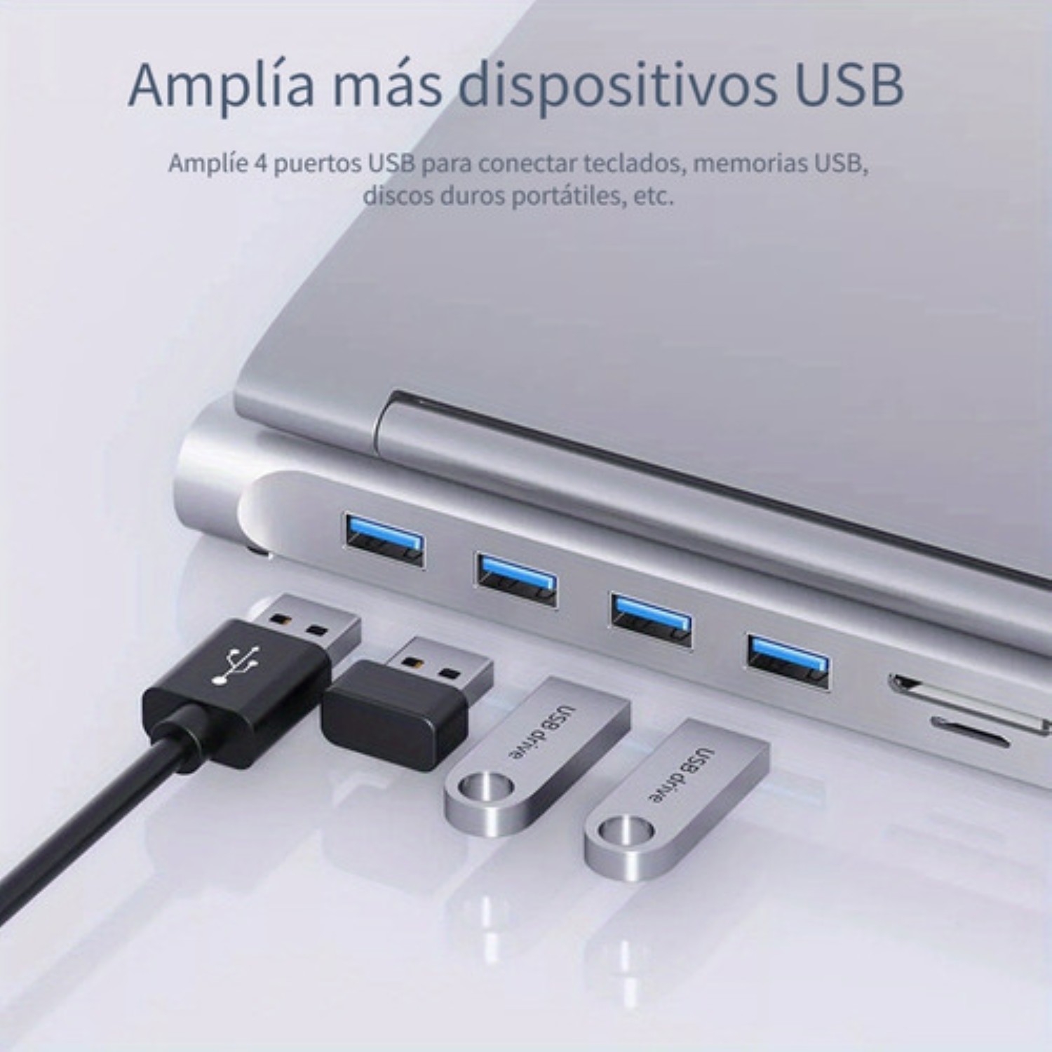 Usb Hub Tipo C 11 En 1 Para Macbook Pro/air Con Hdmi 4k,  Plata