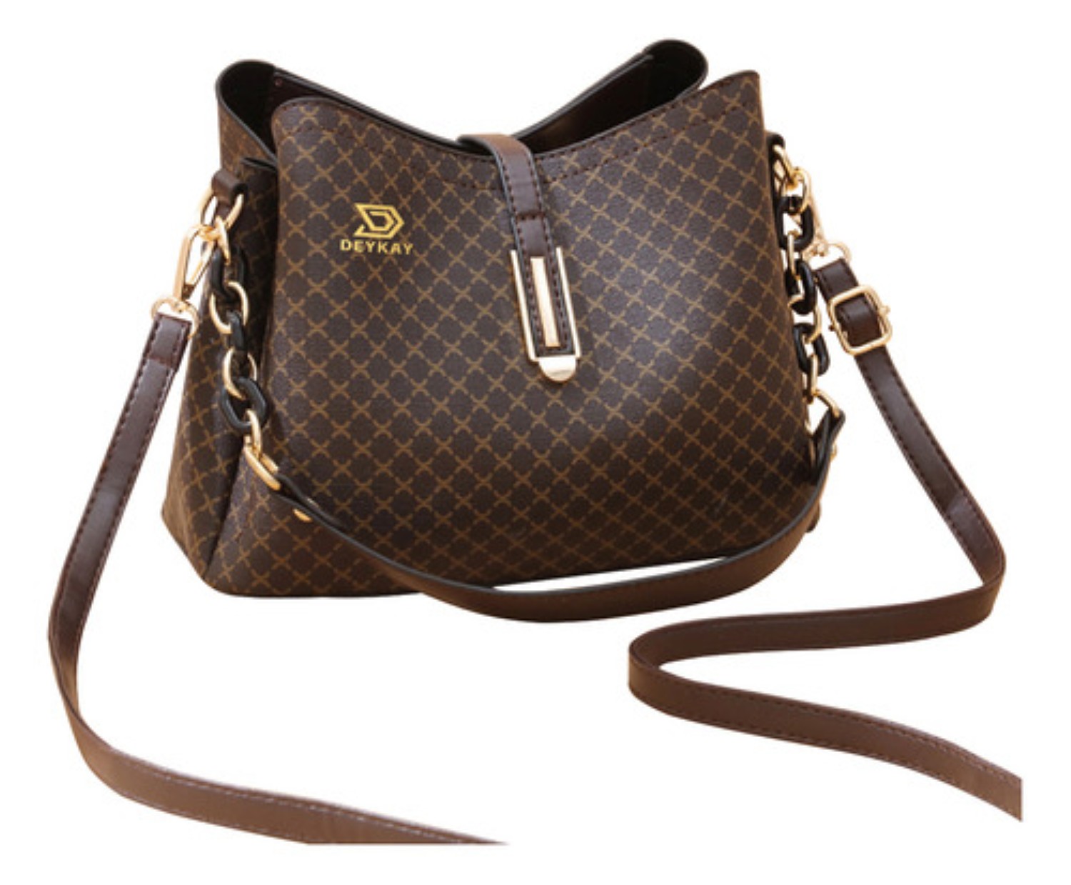 Bolso Para Mujer De Cuero Gran Bolsa De Hombro Coffee Colour
