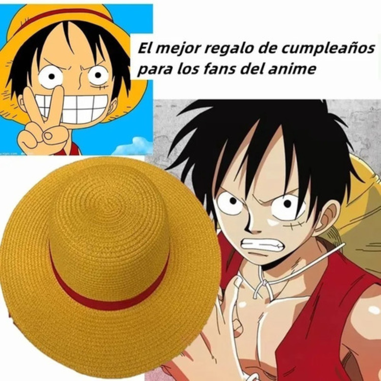 Sombrero Anime Dress Amarillo talla Unica