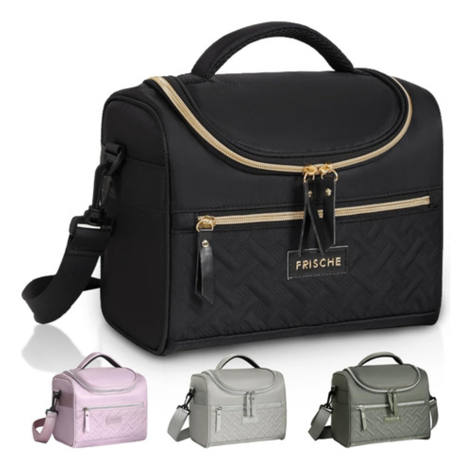 Lonchera Fiambrera Termica Bolsa De Almuerzo negro