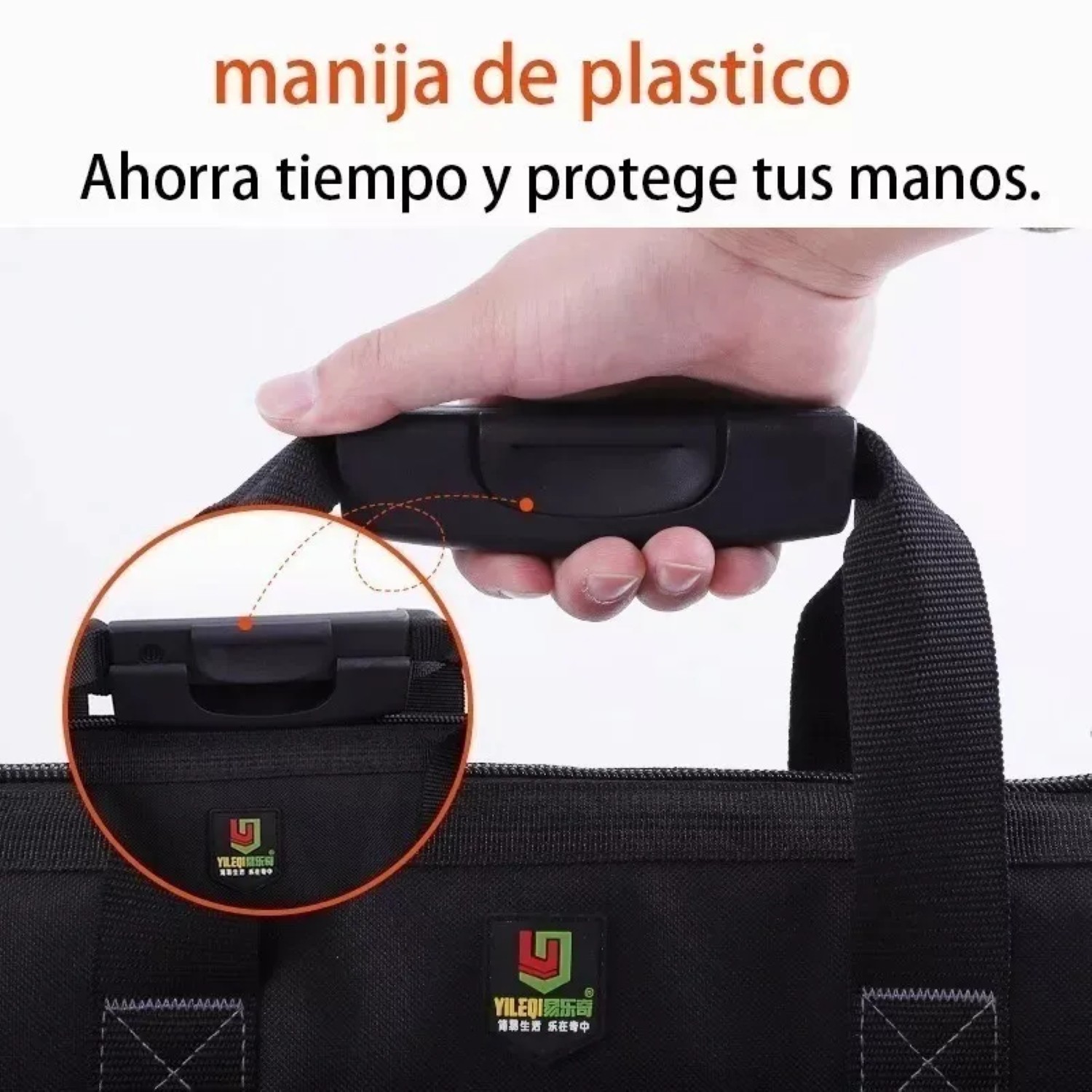 Bolsa De Herramientas Mochila Electricista Multifuncional Negro