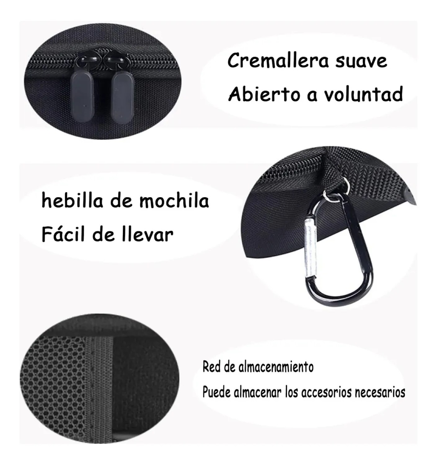 Funda Protectora Para Bocina Bluetooth ESTUCHE Negro