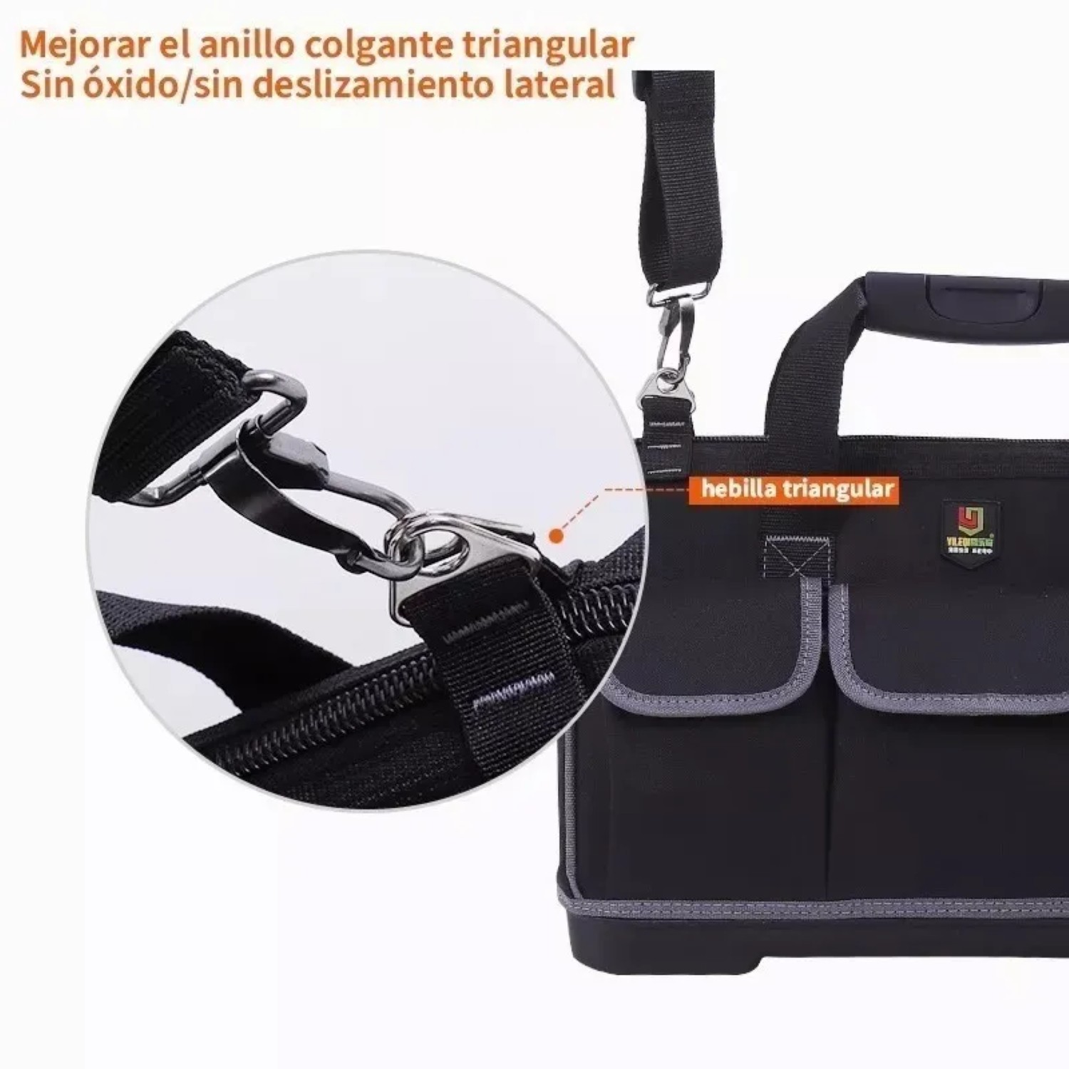Bolsa De Herramientas Mochila Electricista Multifuncional Negro