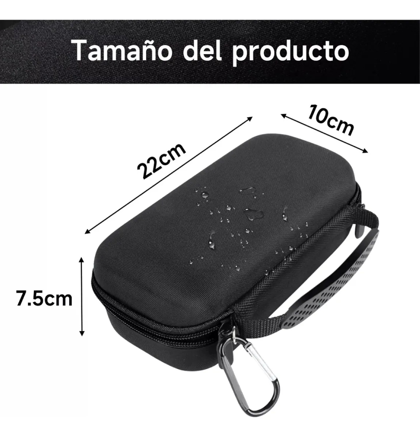 Funda Protectora Para Bocina Bluetooth ESTUCHE Negro