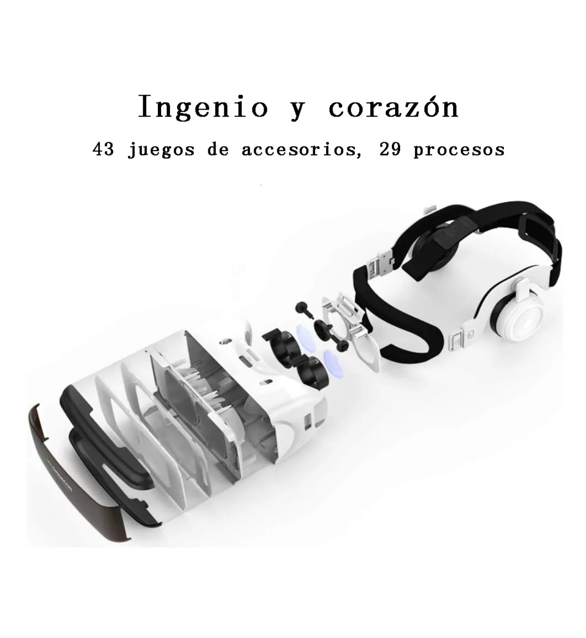 Lentes De Realidad Virtual Gafas 3d Vr Belug Headset Y Controlador Negro