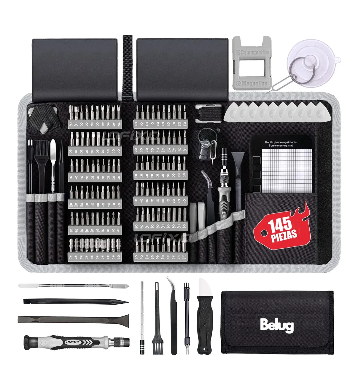 Kit De Herramientas Desarmador Belug Reparar Reloj Ps4 Celular Mac