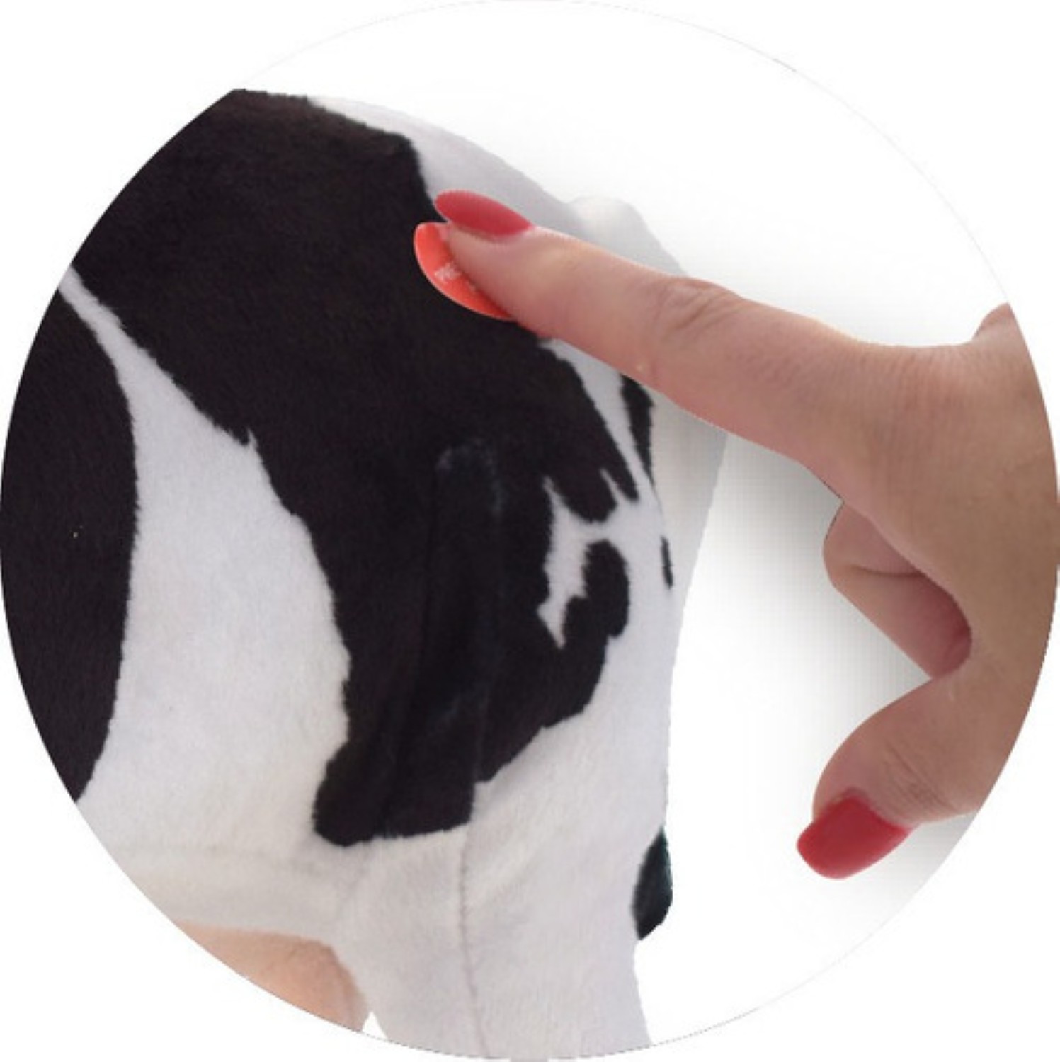 Vaca Lola Peluche Musical 20 Cm BLANCO CON NEGRO