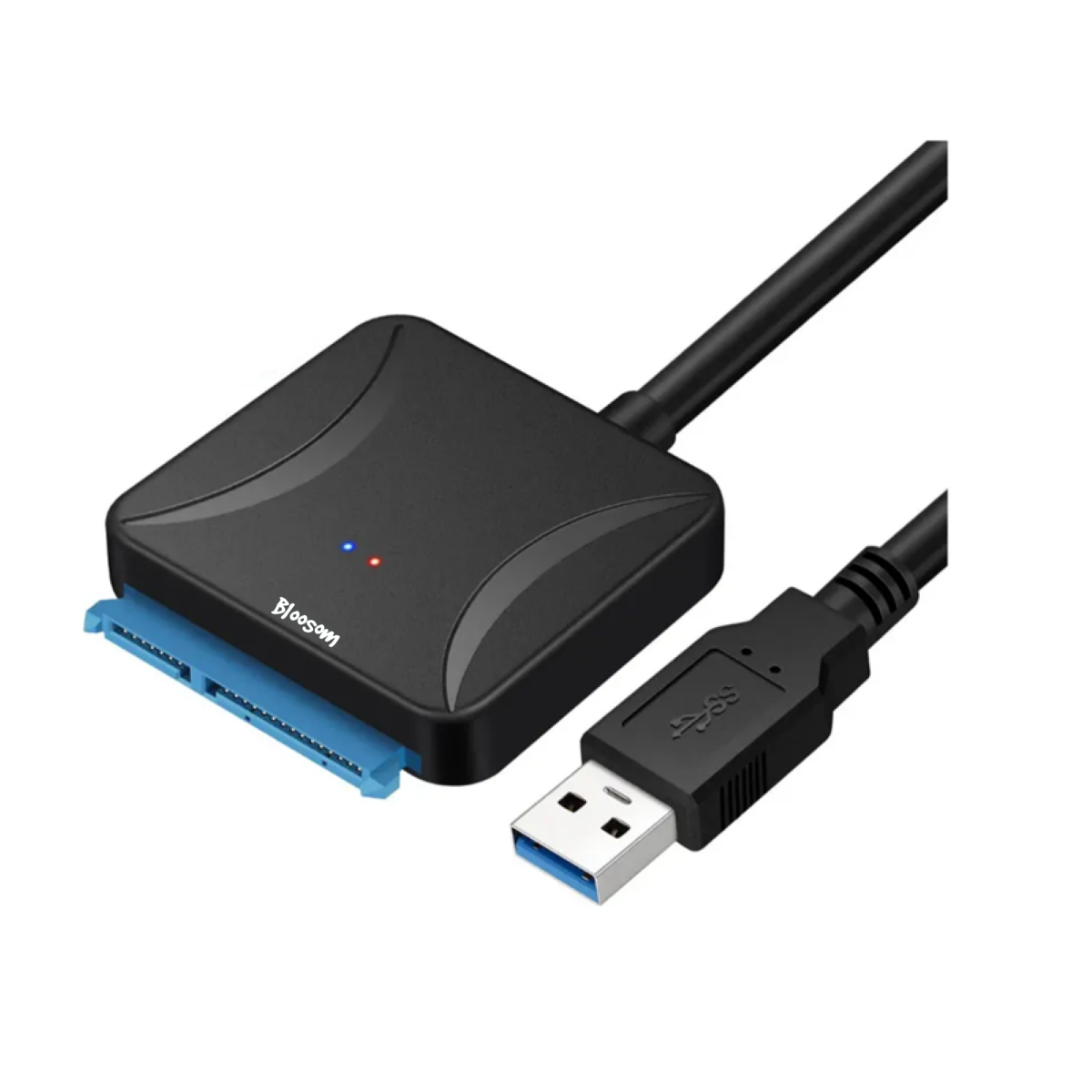 Cable Adaptador Disco Duro Sata A Usb 3.0 Hdd Ssd 3.5, Negro