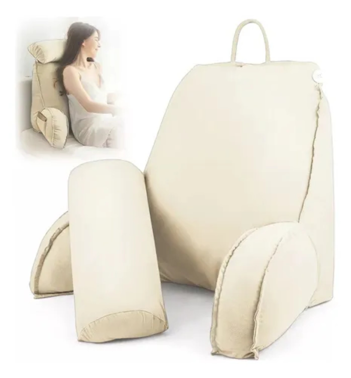 Almohadas De Cojin Respaldo Beige
