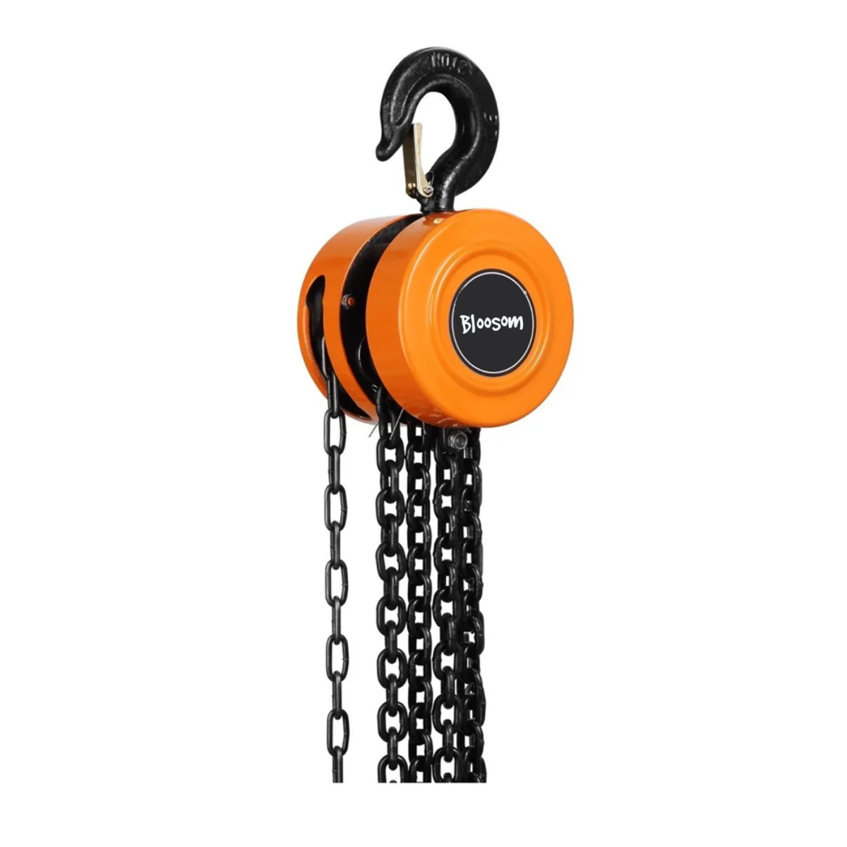 Polipasto Con Cadena De 3m, Capacidad De 2 Toneladas, Naranja