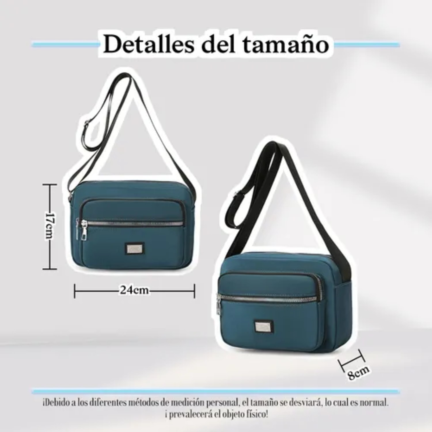 Bols Dama Crossbody Gran Capacidad Azul