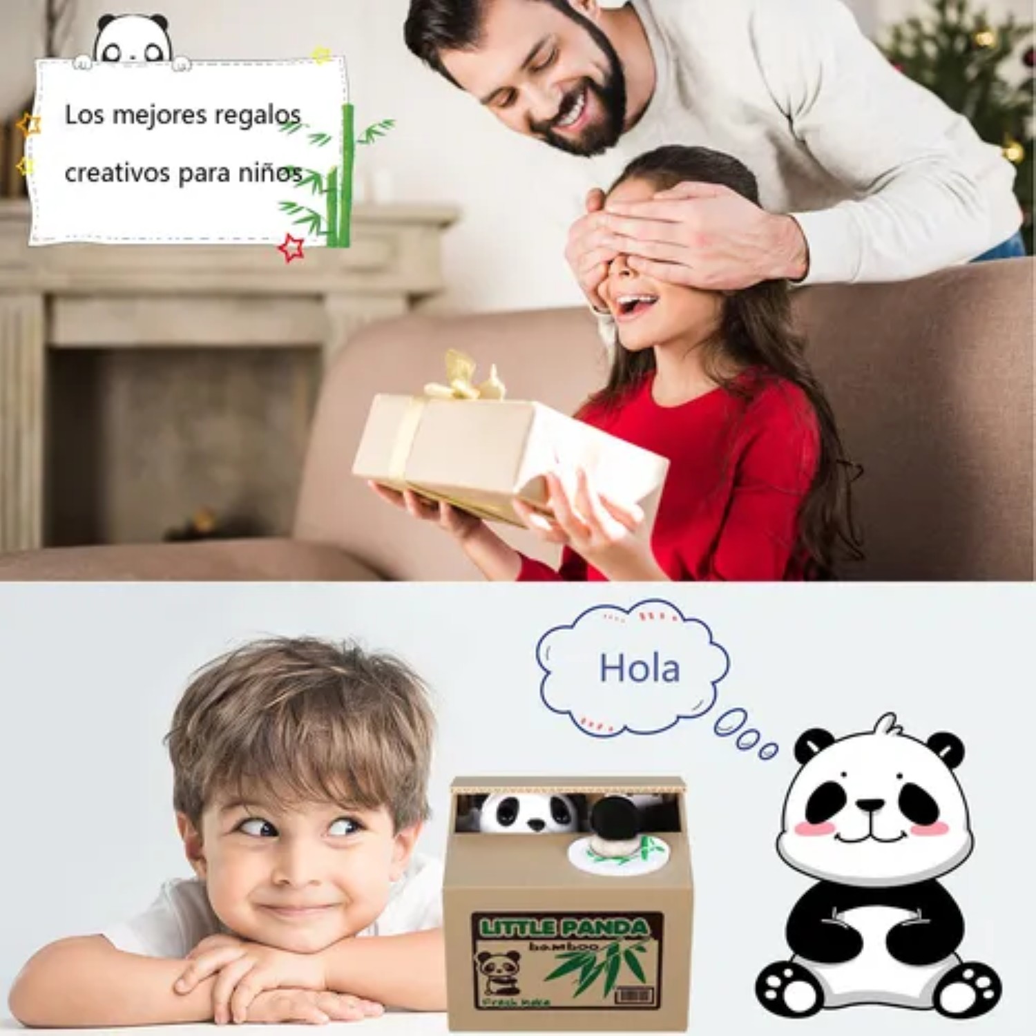 Panda Roba Moneda De Dinero Electronica Sonido Cafe