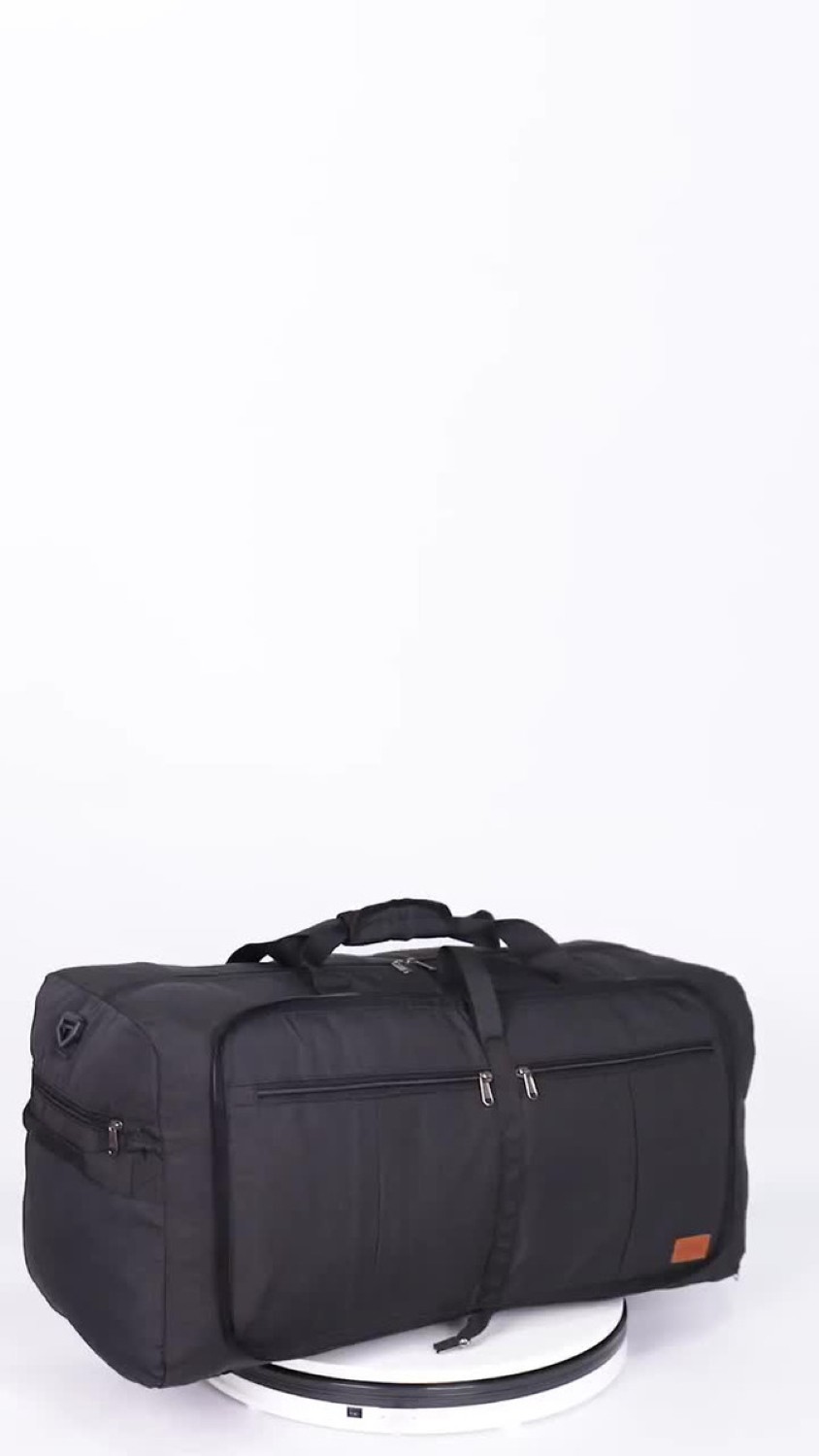 Maleta Bolsa Para Viajes Deportes Gym Fitness Bag Plegable negra