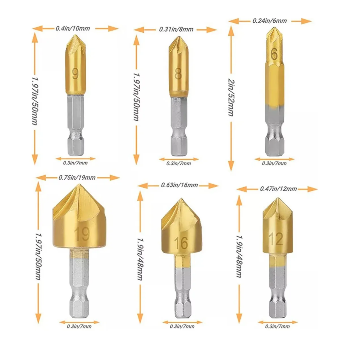 Broca Fresa Ruteadora Para Redondear Madera De 1/2 3/4 Pulgadas MP