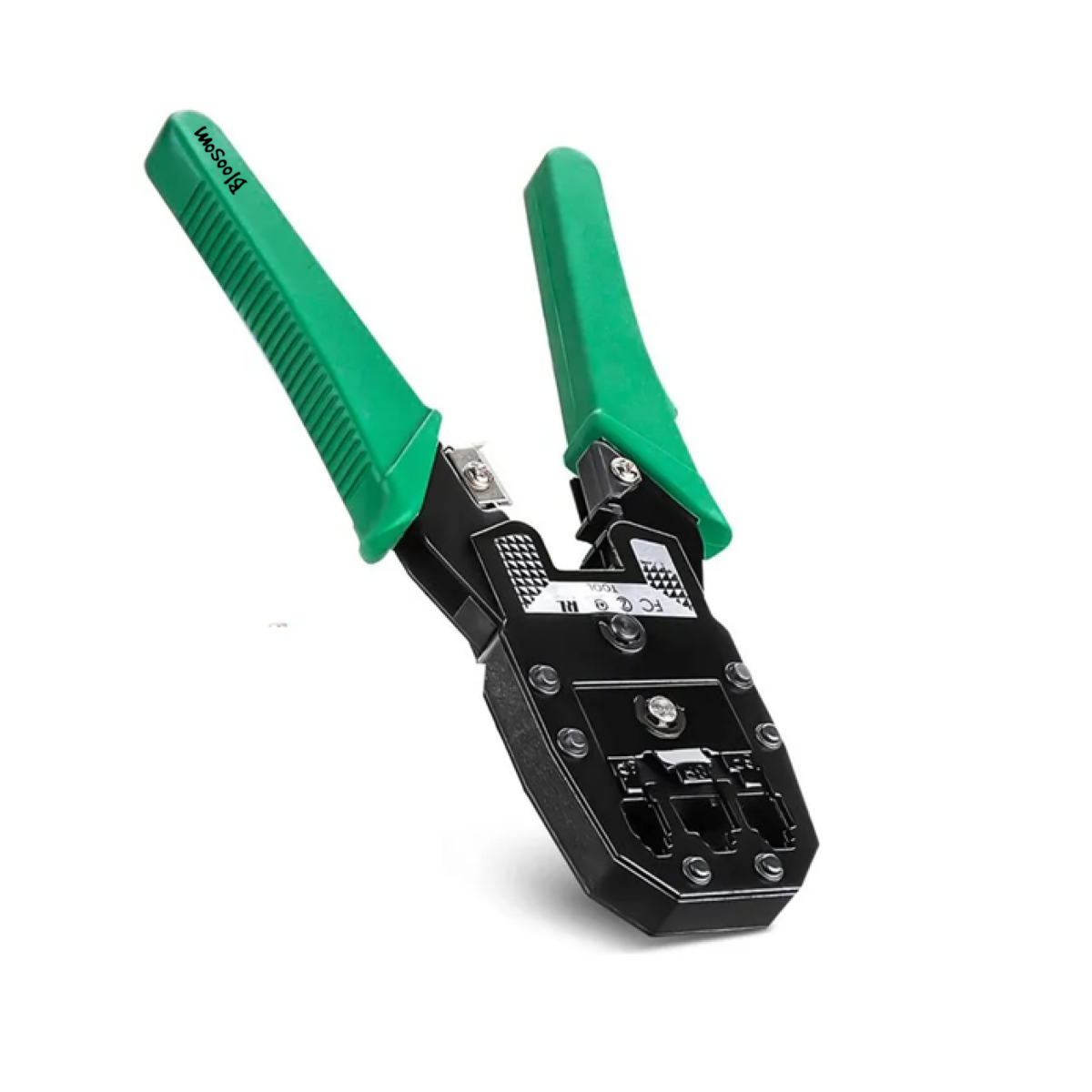 Kit Pinzas Ponchadoras Rj45 Sacabocados, Verde