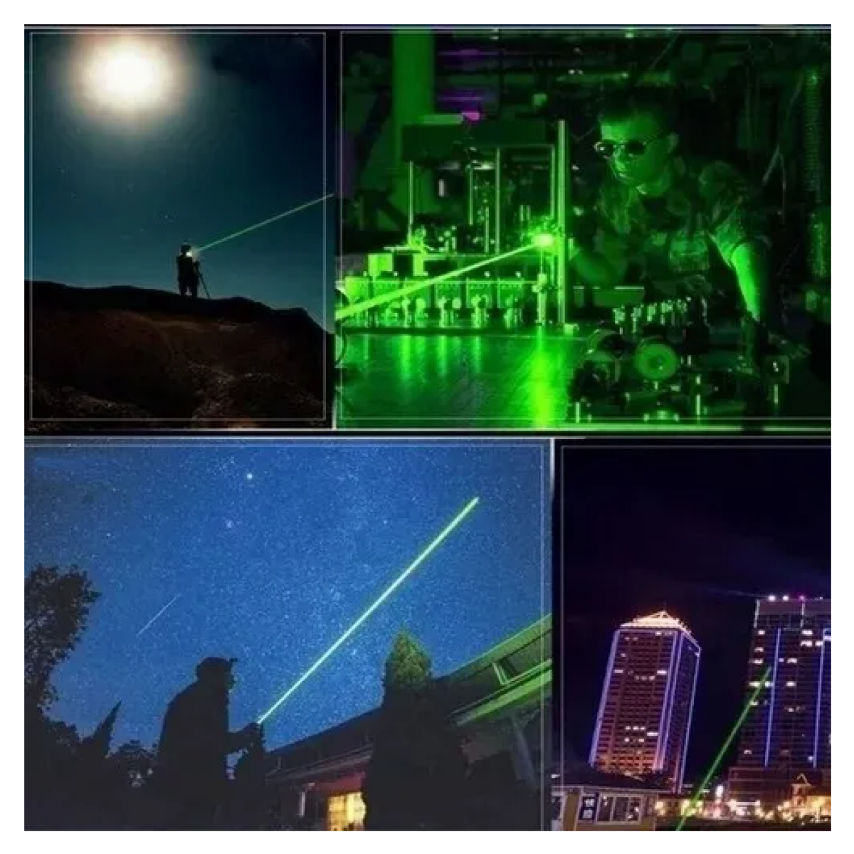 Laser Verde Recargable 5000mw 15km De Alcance Línea Continua