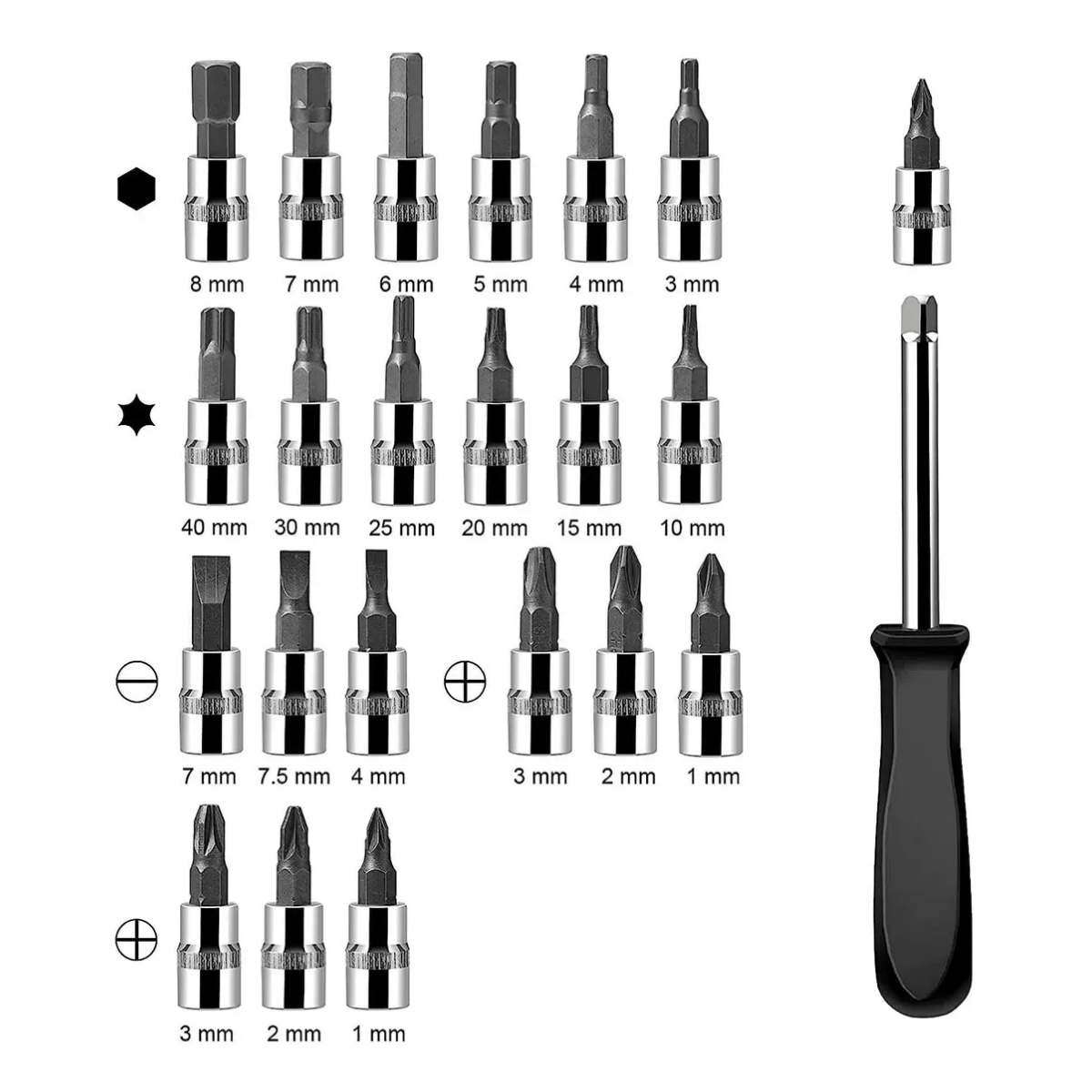 Kit De Herramientas Mecanica 46 Pz, Estuche naranja