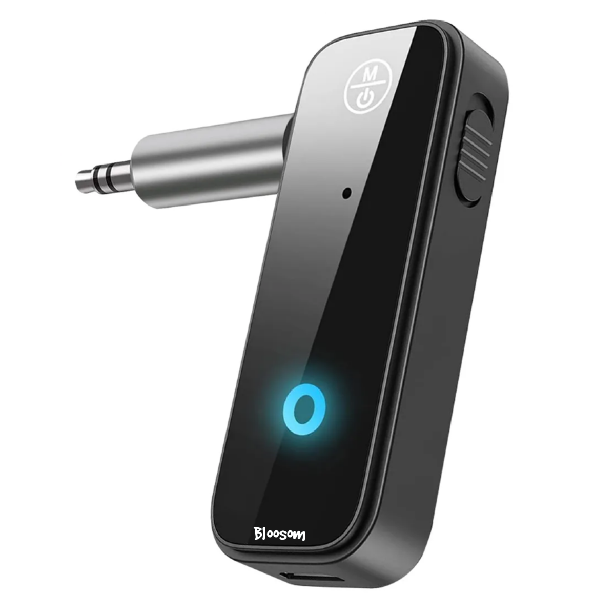 Transmisor 3.5mm Receptor Coche Bluetooth5.0 Música Llamada, Negro