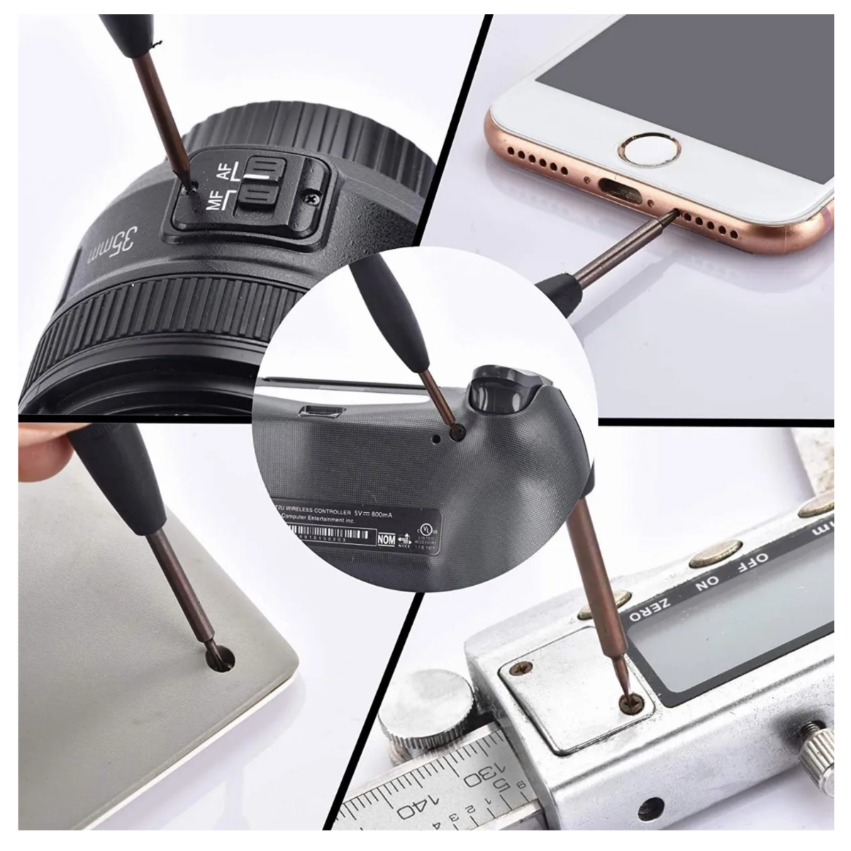 Kit Herramientas 15 En 1 Reparación Pinza Separador Display, Multicolor