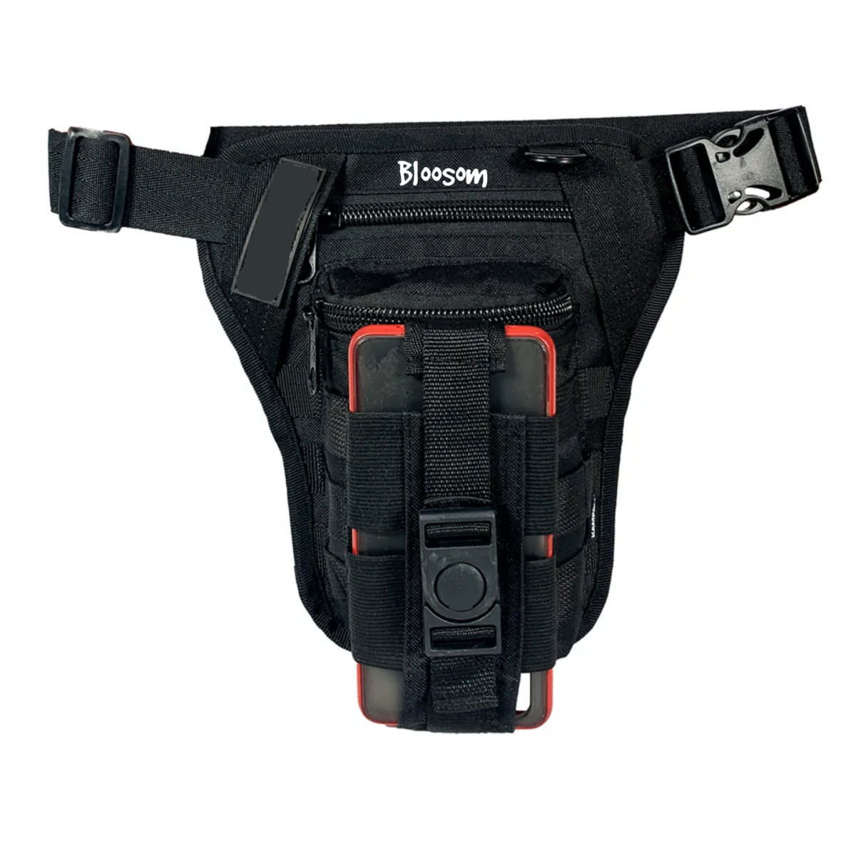 Piernera Táctica Para Celular Multiusos,  Negro