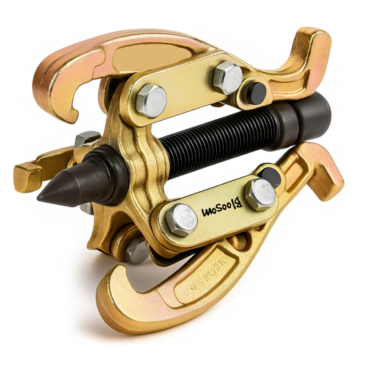 Extractor Engranes Poleas Reversible Forja Brazos 6 Pulgadas, Dorado