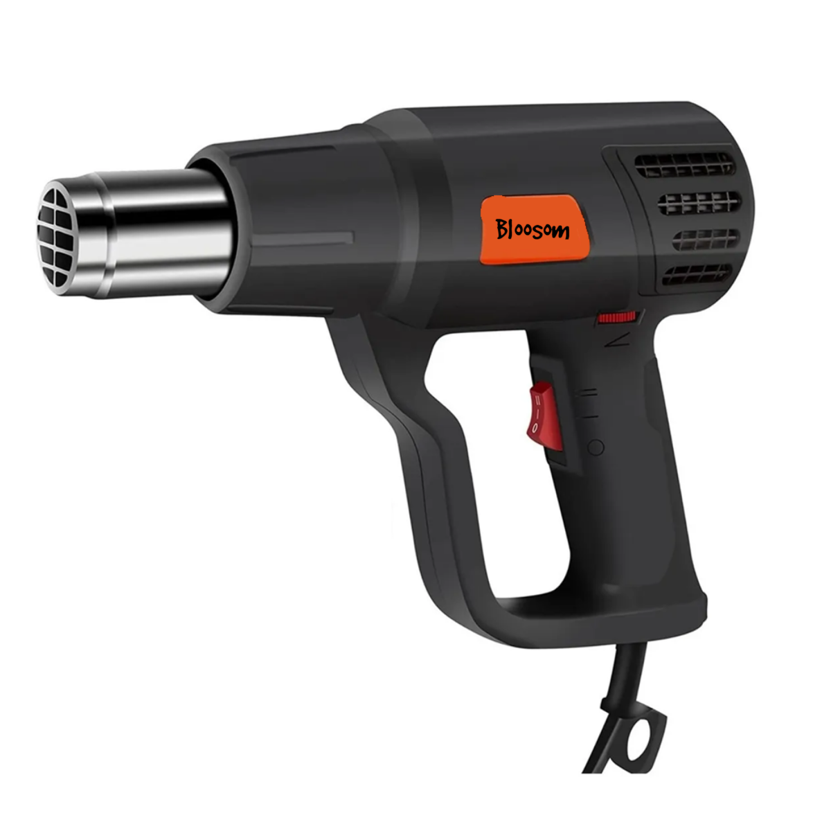 Pistola De Calor De 2000w Temperatura Regulable, Negro