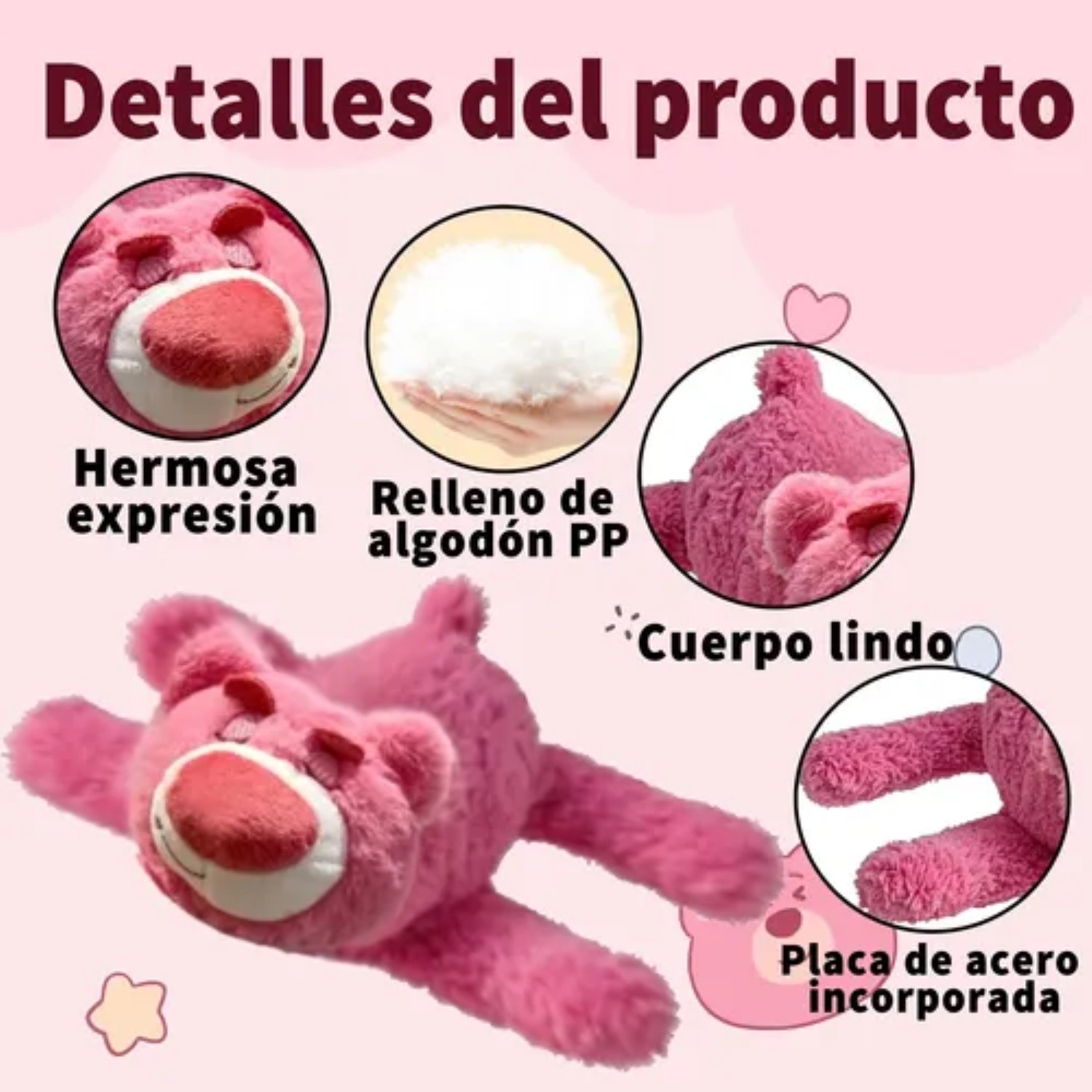 Salvadanaio Elettronico Lotso Di Toy Story - Apre Con Il Bastone, Effetti Sonori, Per Monete E Banconote, Rosa