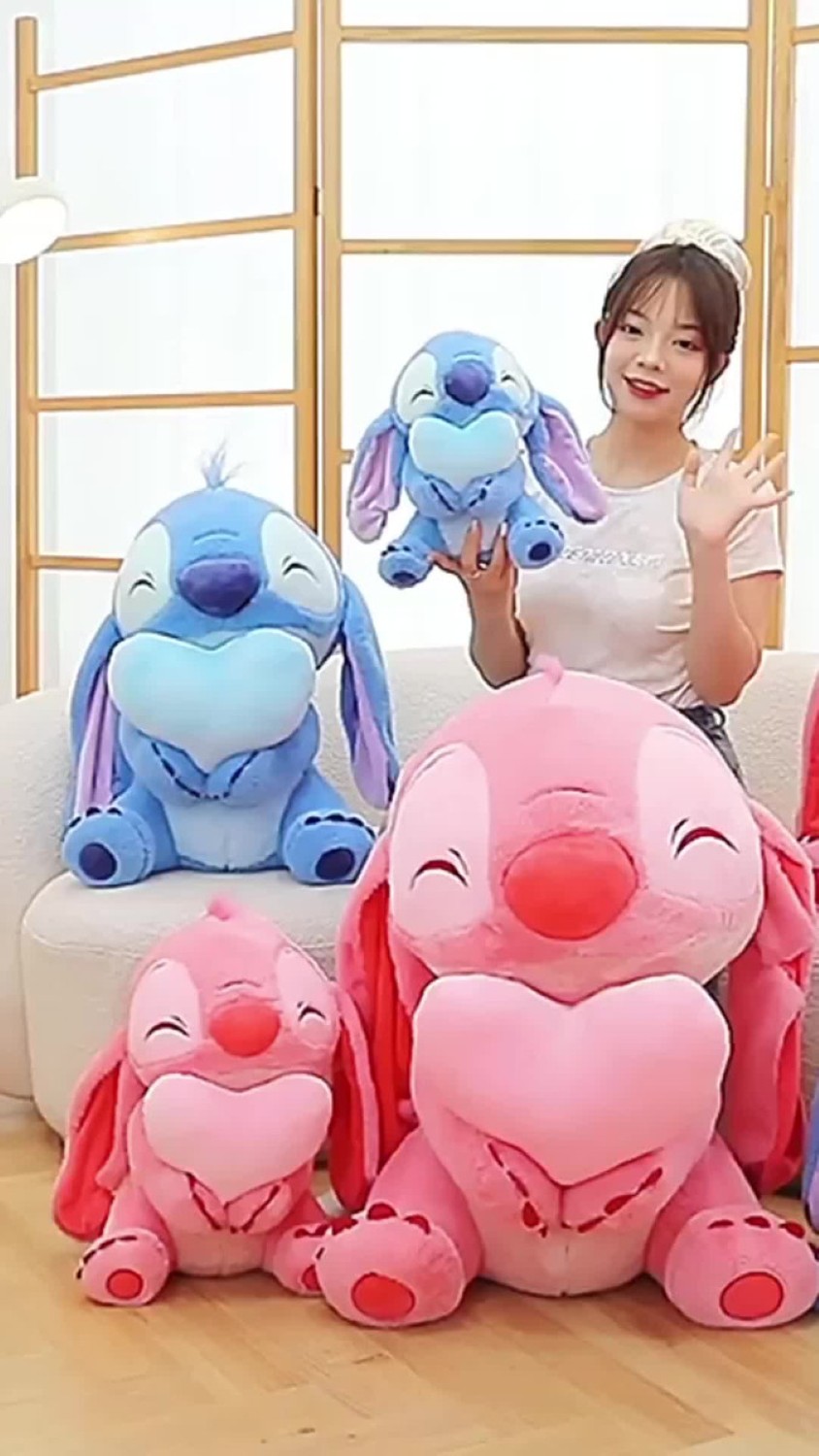 Stitch Peluche Juguetes Corazon Azul