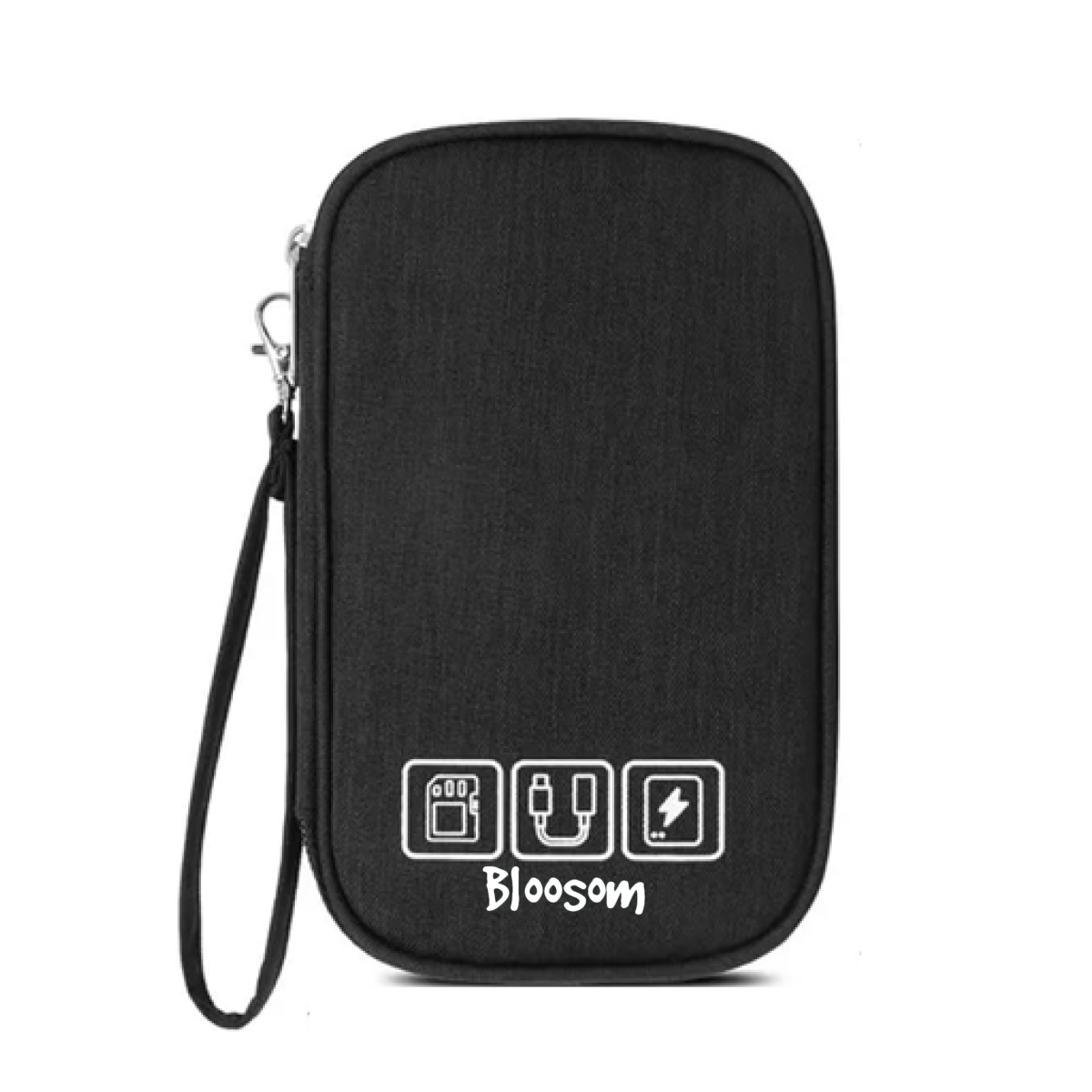 Organizador Cables Usb, Bolsa Para Cables Memorias Negro