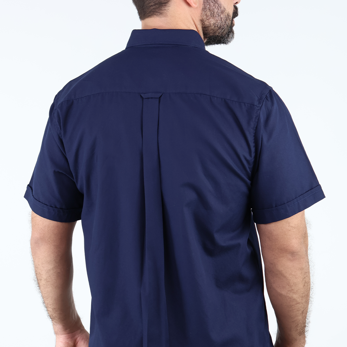 Camisa para Hombre Manga Corta Azul Marino IMP-78133